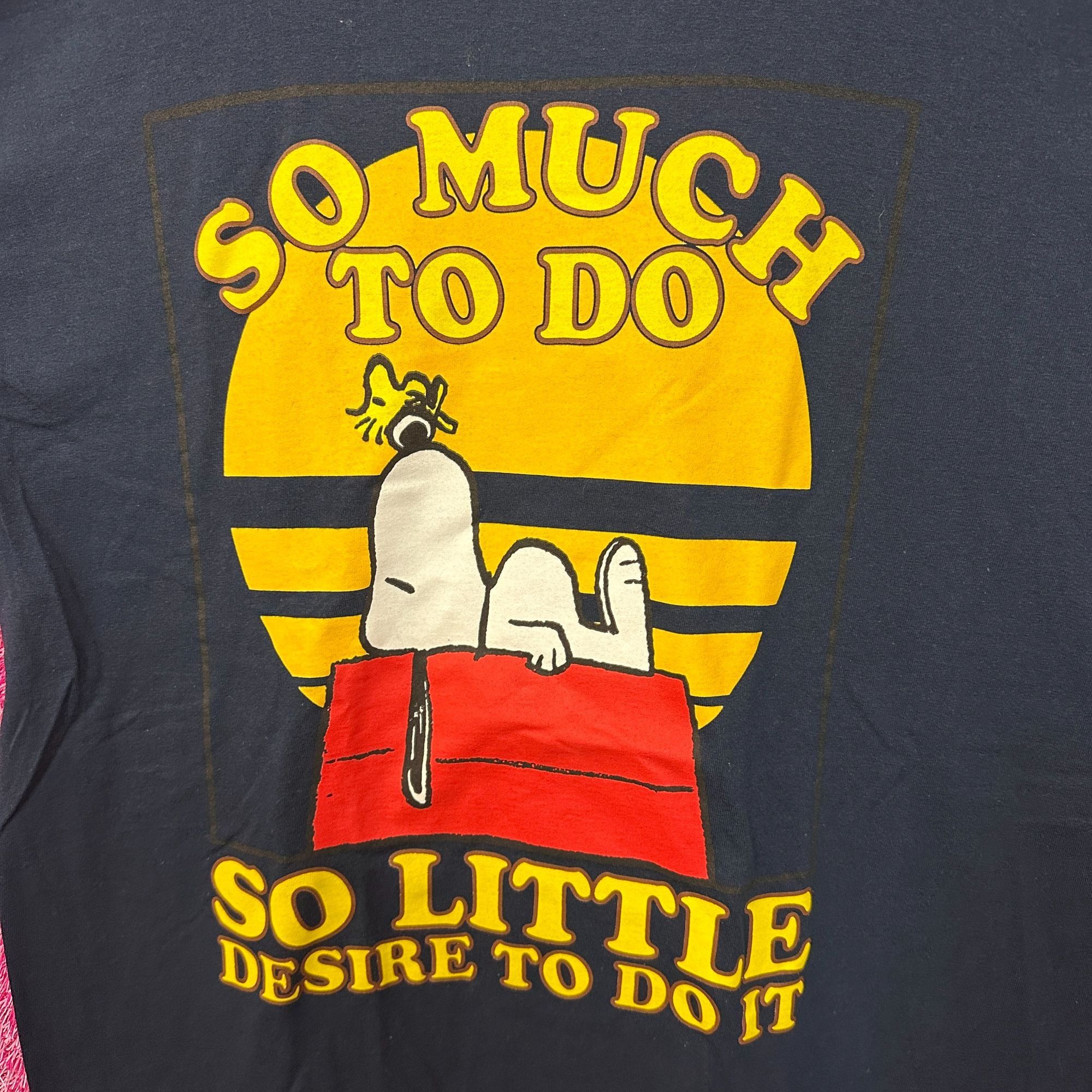 Peanuts Charles Schulz Peanuts Snoopy & Woodstock Lazy Sunday Tee L Size US L / EU 52-54 / 3 - 2 Thumbnail