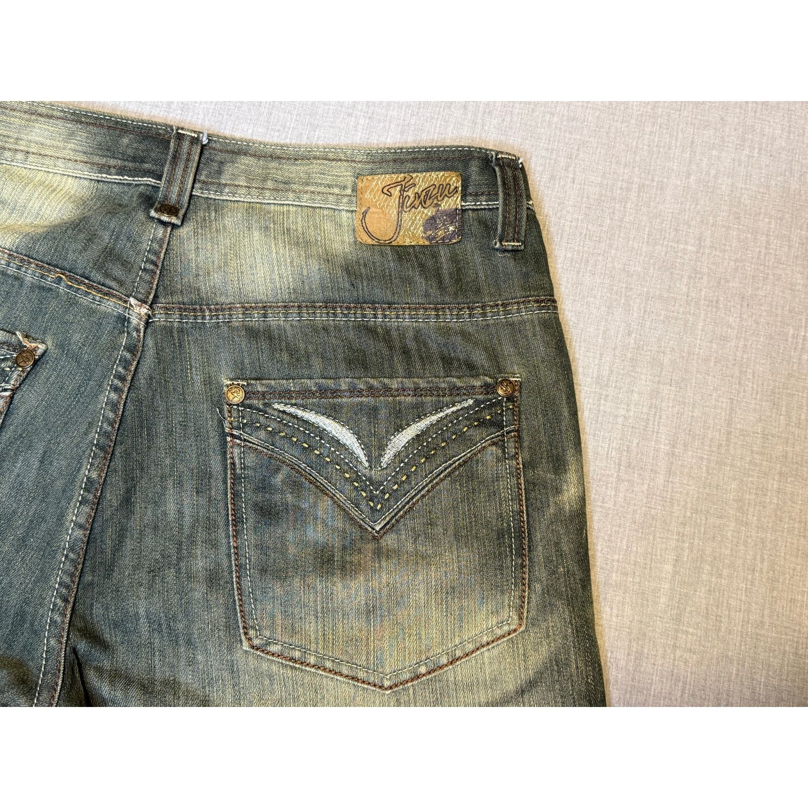 Vintage Vintage Jinzu Baggy Skater Hip Hop Denim Jean Shorts 40 Size US 40 / EU 56 - 4 Thumbnail