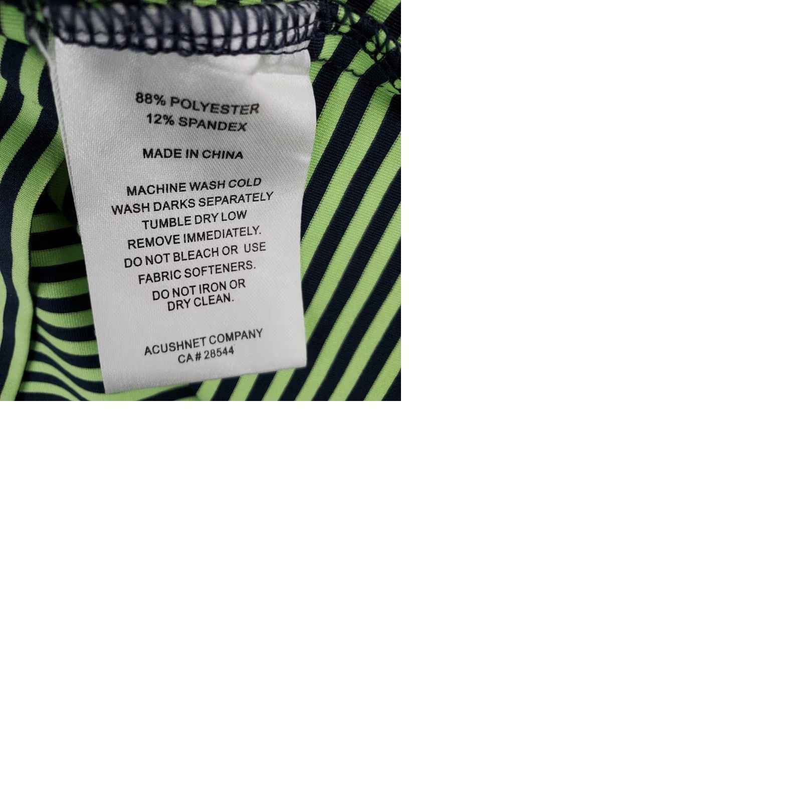 Footjoy FOOTJOY PGA NATIONAL Polo Shirt Size XL Mens Green/Blue Striped Performance Size US XL / EU 56 / 4 - 9 Thumbnail