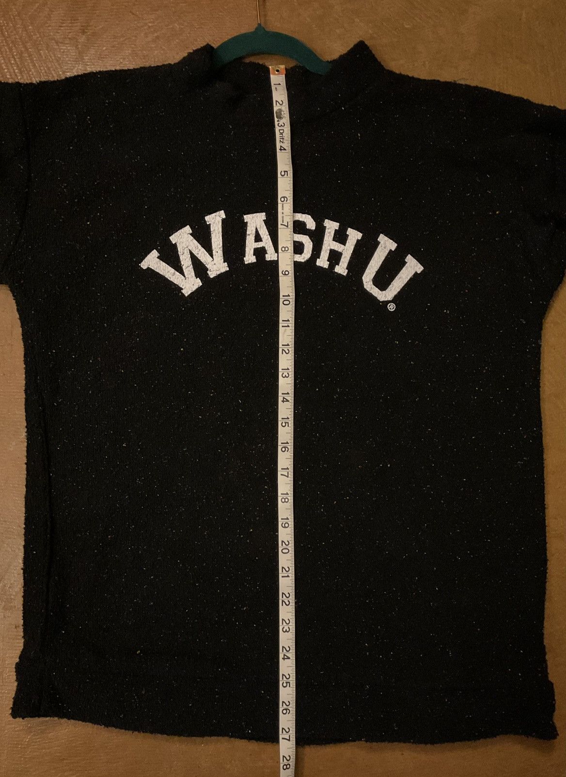 WashU Classic Black Crewneck Sweater