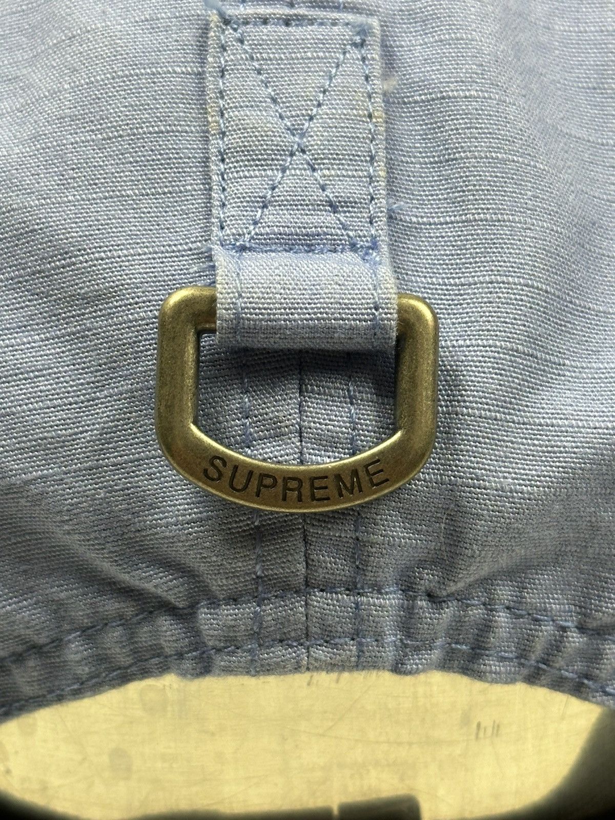 Supreme Supreme Metal D-Ring Camp Cap Hat Size ONE SIZE - 7 Thumbnail