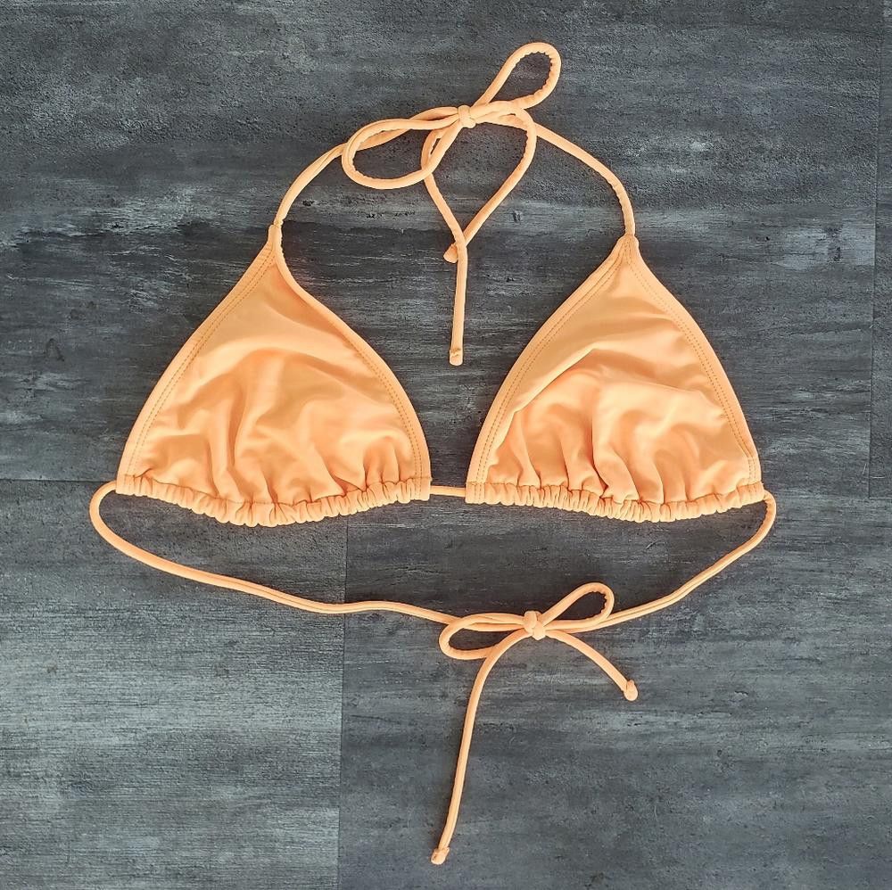 Designer Orange Neon NB Bikini Top Size ONE SIZE - 1 Thumbnail