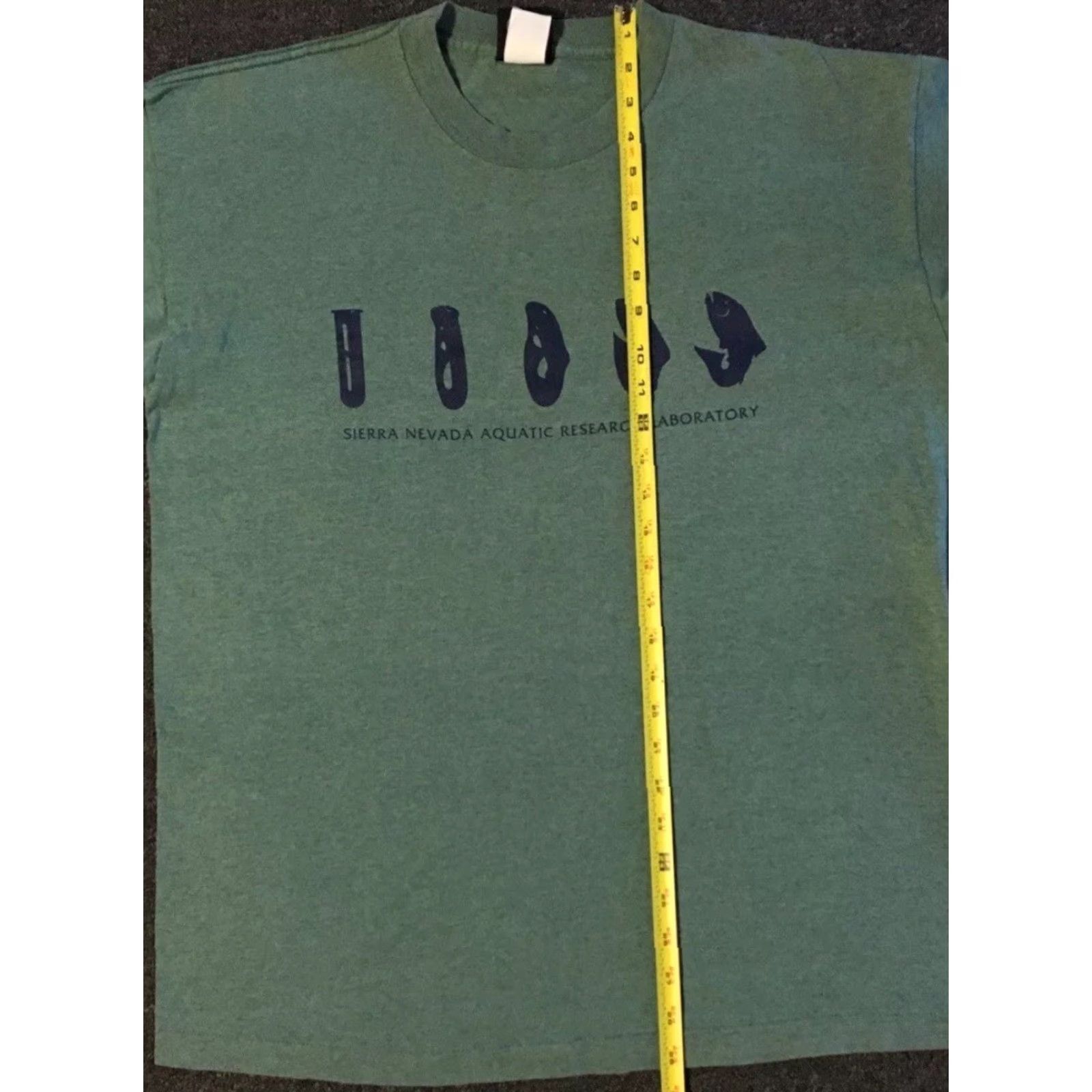 Vintage VINTAGE Sierra Nevada Aquatic Research Lab Shirt XL Men Green 90s 80s Grunge Beach Nature Animal USA Single Stitch T-Shirt Size US XL / EU 56 / 4 - 8 Thumbnail