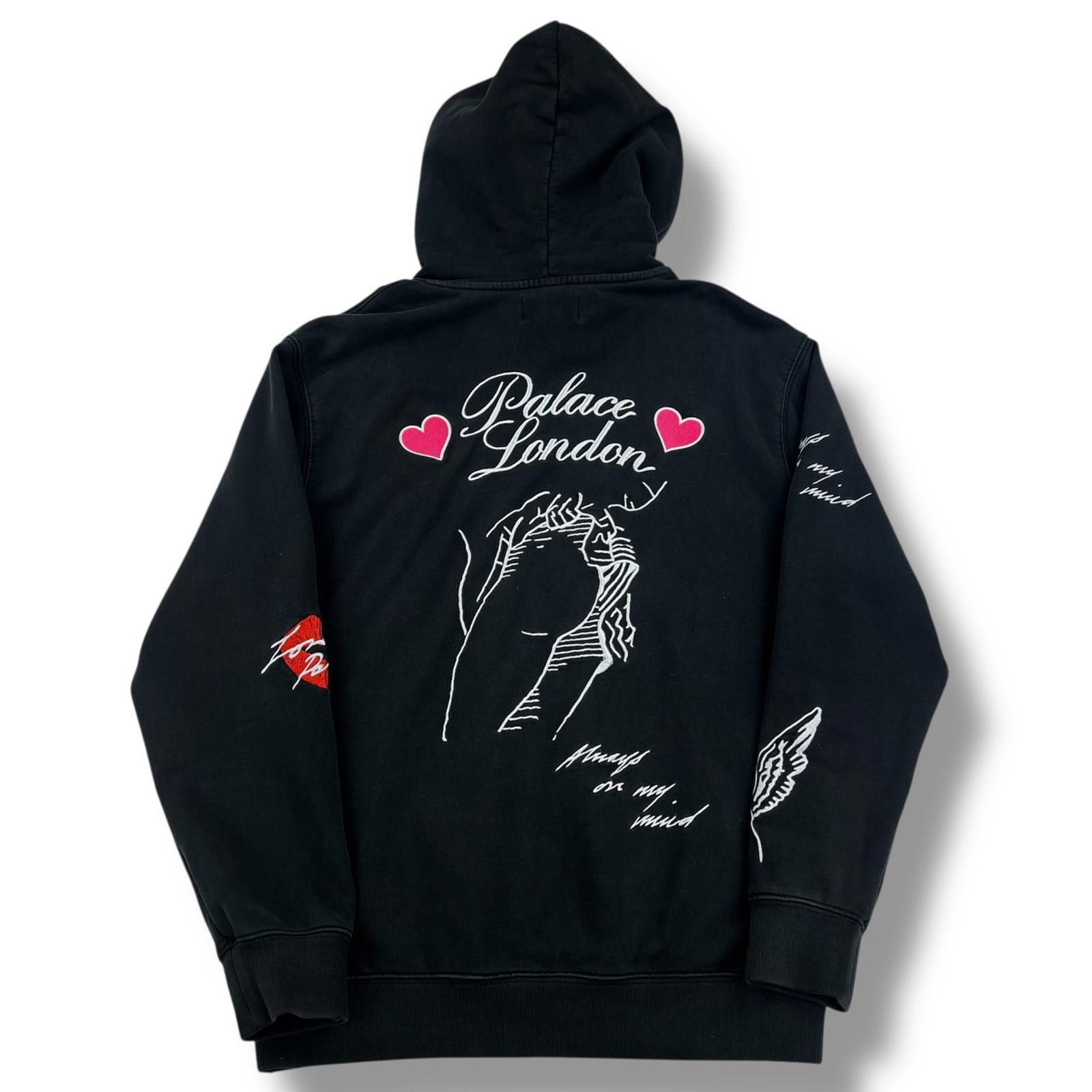 Palace Palace Love Letter Black Hoodie Size US M / EU 48-50 / 2 - 3 Thumbnail