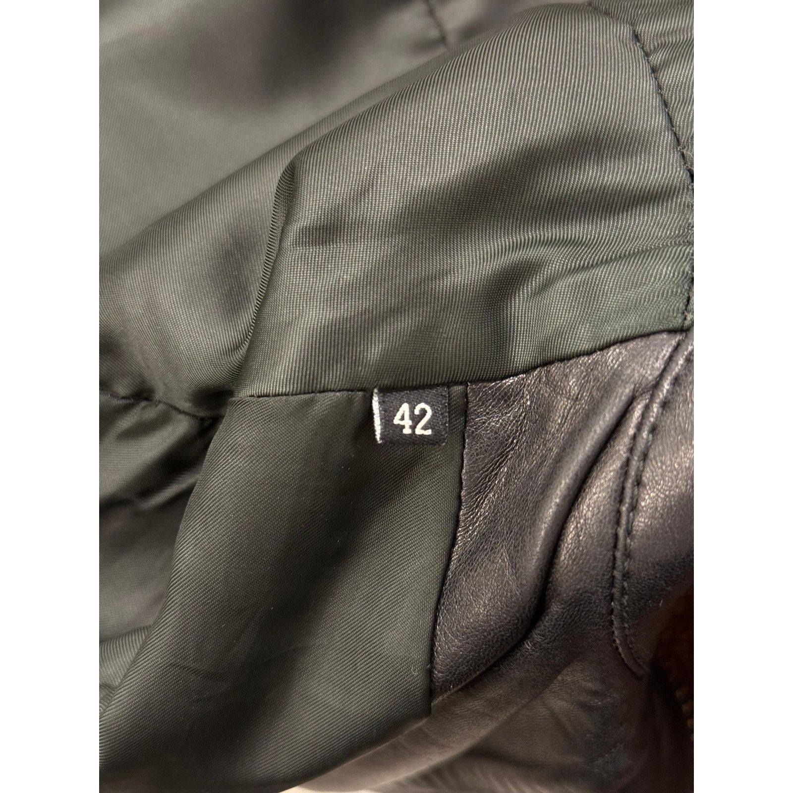 Gucci A/W2003 Gucci by tom Ford paneled moto leather jacket Size M / US 6-8 / IT 42-44 - 13 Thumbnail