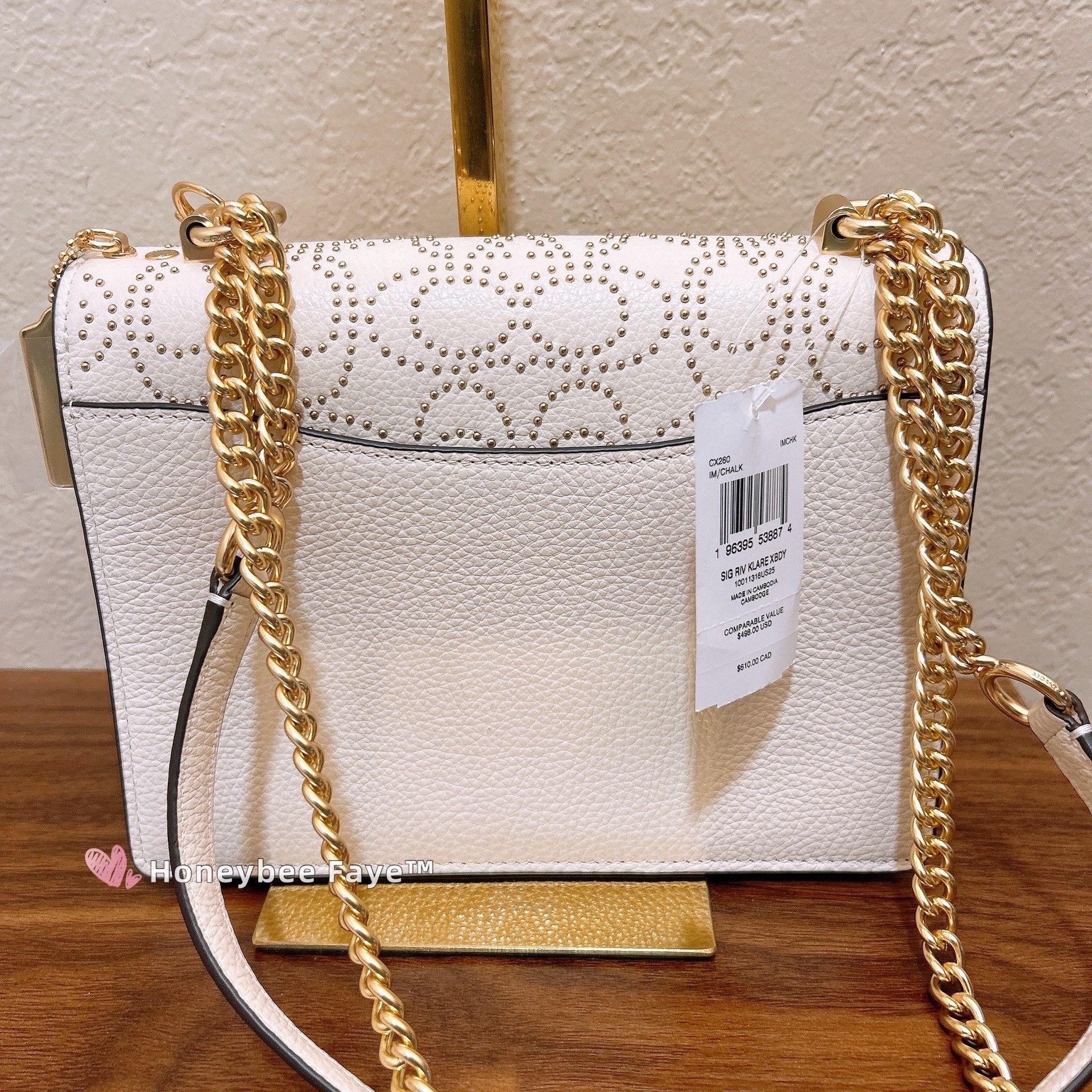 Coach Nwt Coach Klare Crossbody Bag With Signature Rivets CX260 Size ONE SIZE - 6 Thumbnail