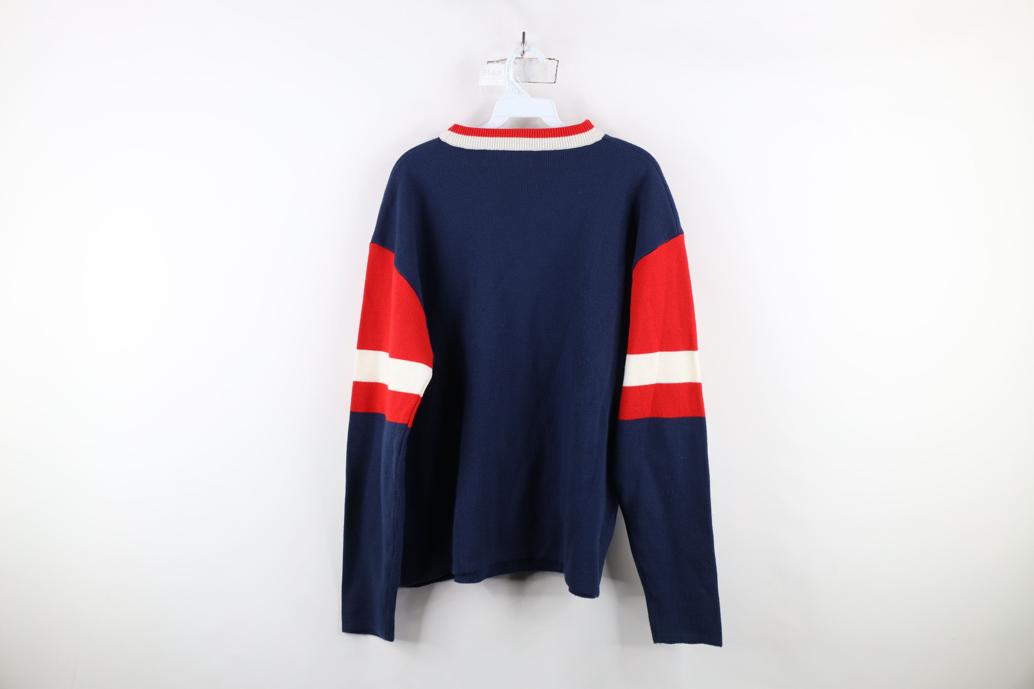 Vintage Vintage 70s Streetwear Idaho Ski Skiing Mock Neck Sweater Size US XL / EU 56 / 4 - 9 Thumbnail