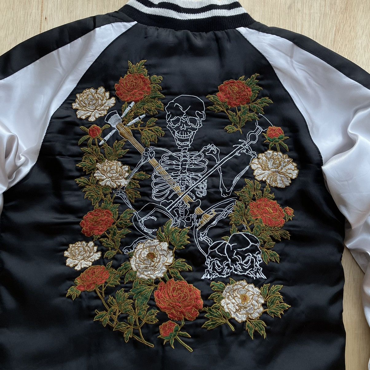 Japanese Brand × Other SUKAJAN BONES SKULL JACKET Size M / US 6-8 / IT 42-44 - 2 Thumbnail