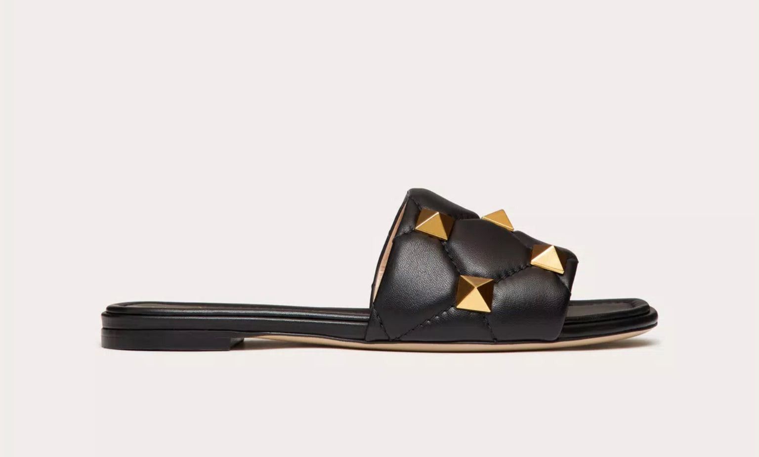 Valentino Valentino Roman Stud Slide Sandals SIZE 36 Size ONE SIZE - 1 Thumbnail