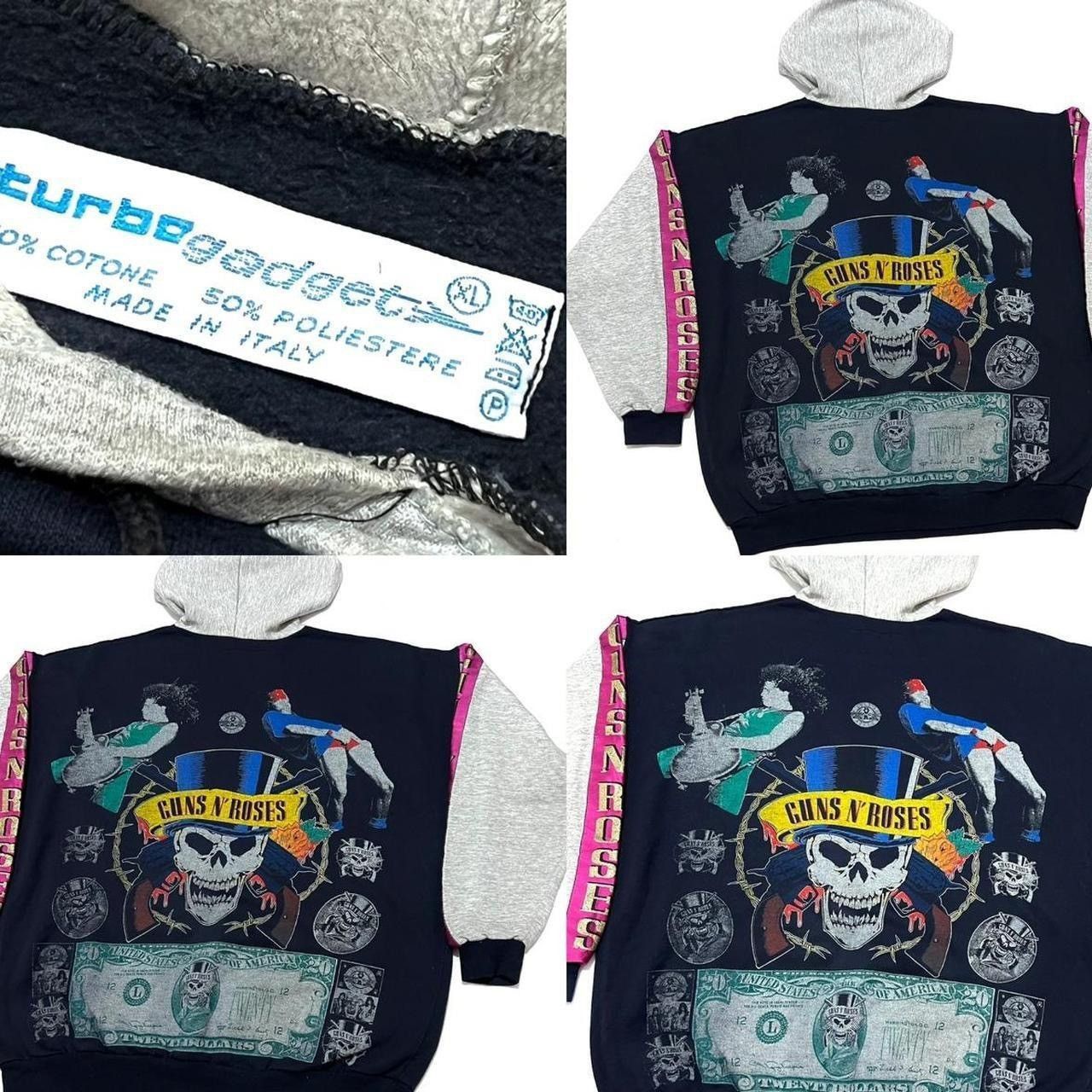 Guns N' Roses Vintage Guns 'n' Roses hoodie 90s Size US XL / EU 56 / 4 - 4 Thumbnail