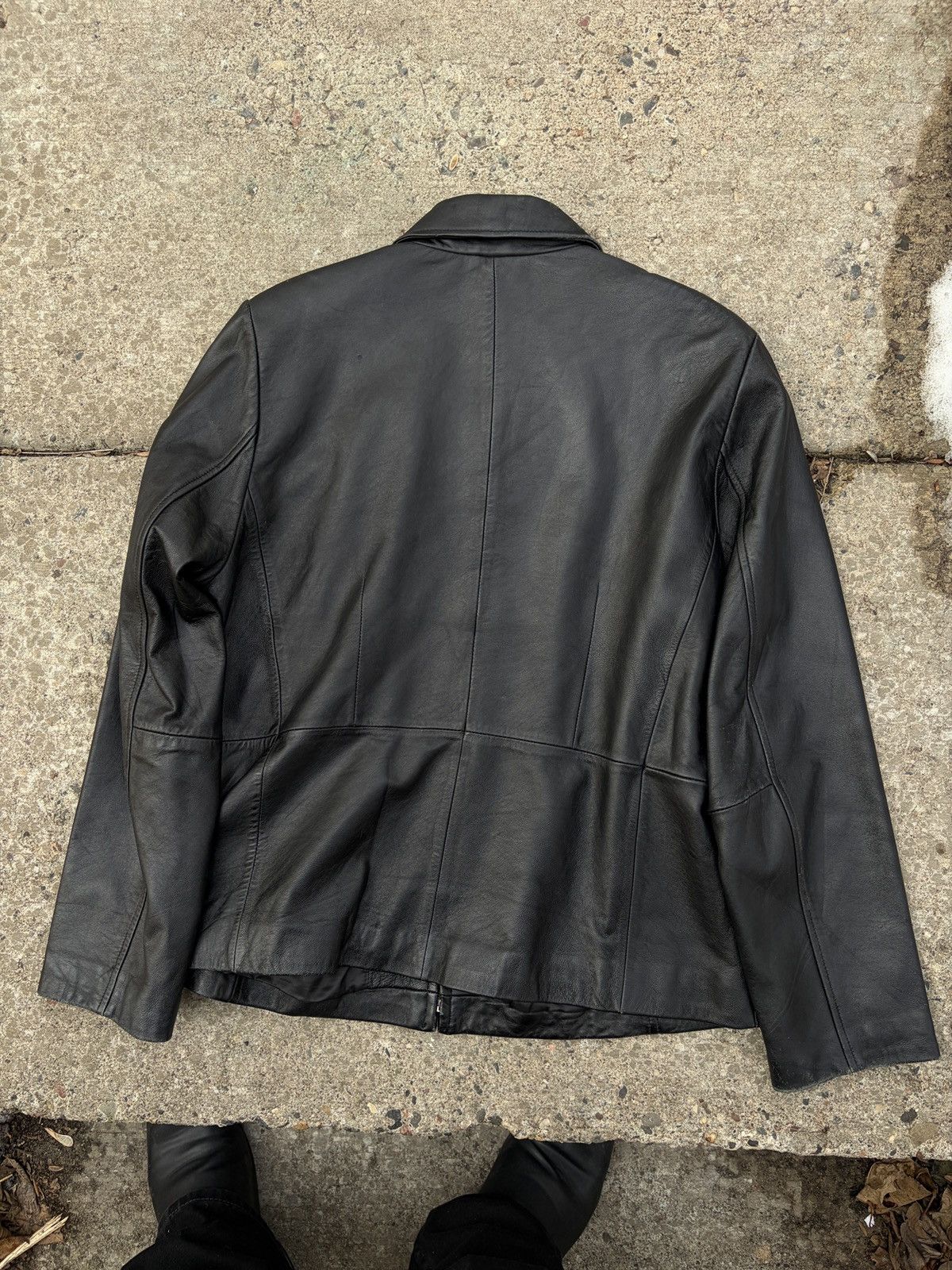 Vintage lambskin leather jacket vintage Size US L / EU 52-54 / 3 - 3 Thumbnail