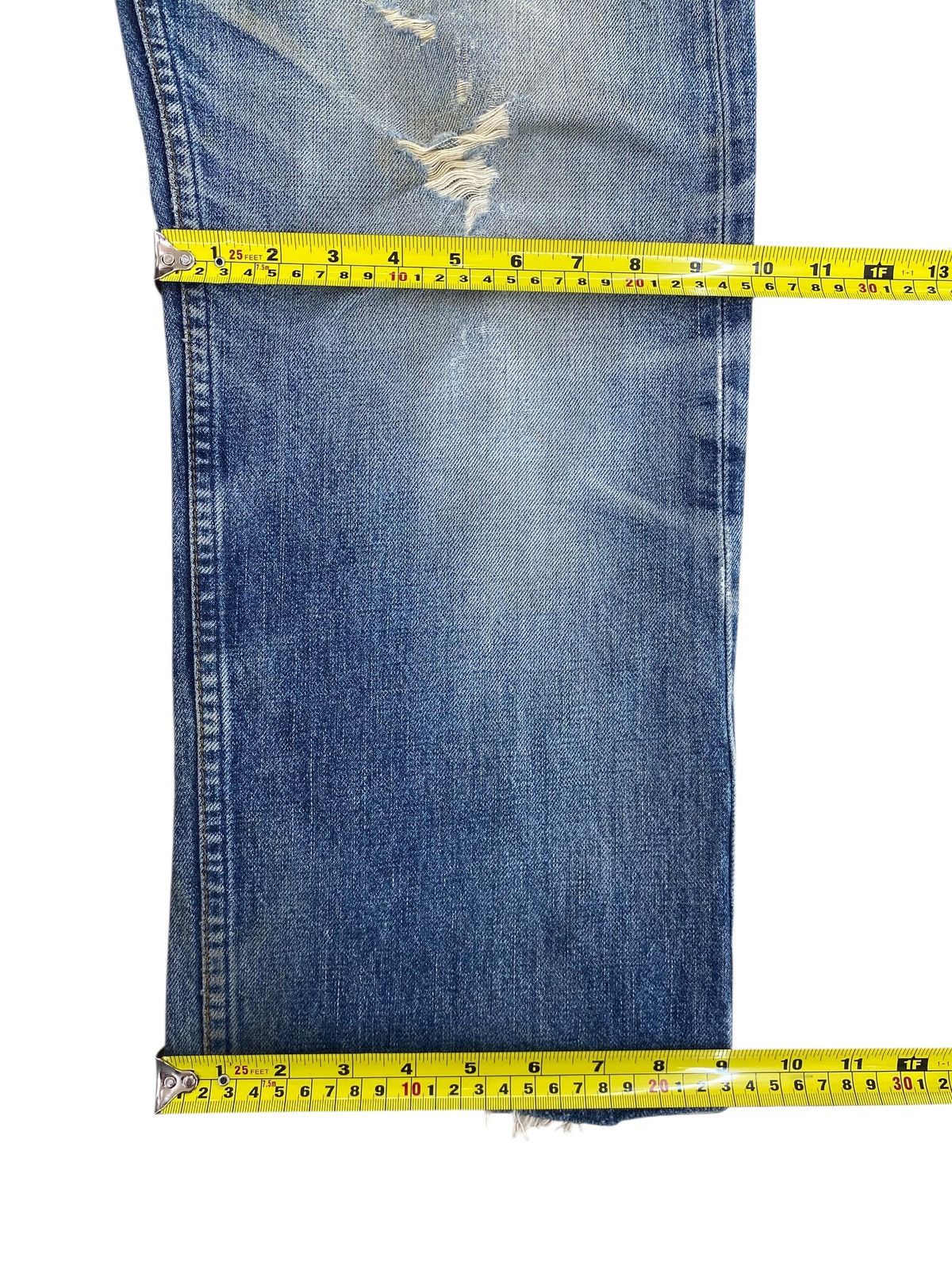 Levi's Levi’s Distressed Faded Wash Style Loose Jeans Size US 30 / EU 46 - 9 Thumbnail