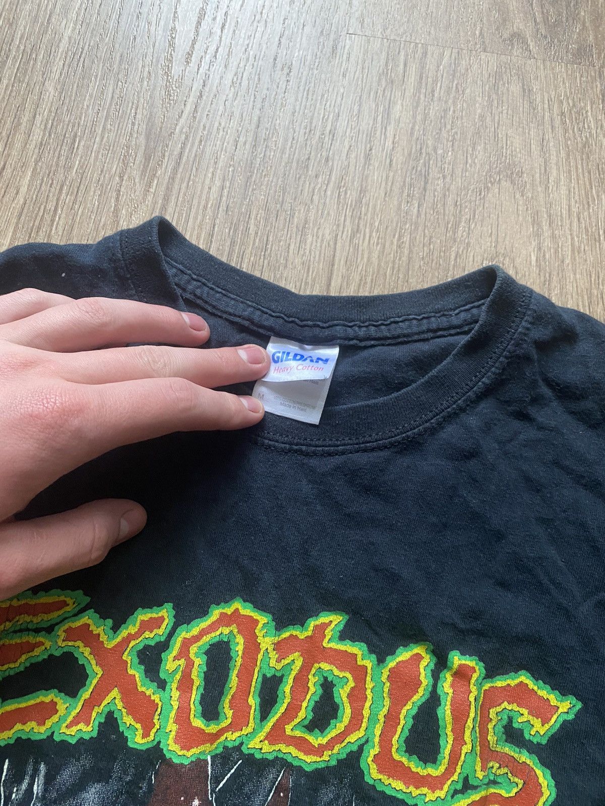 Bob Marley × Vintage × Zion Rootswear Vintage Bob Marley Exodus Zion Rootswear T Shirt Y2K 2000s Size US M / EU 48-50 / 2 - 3 Thumbnail