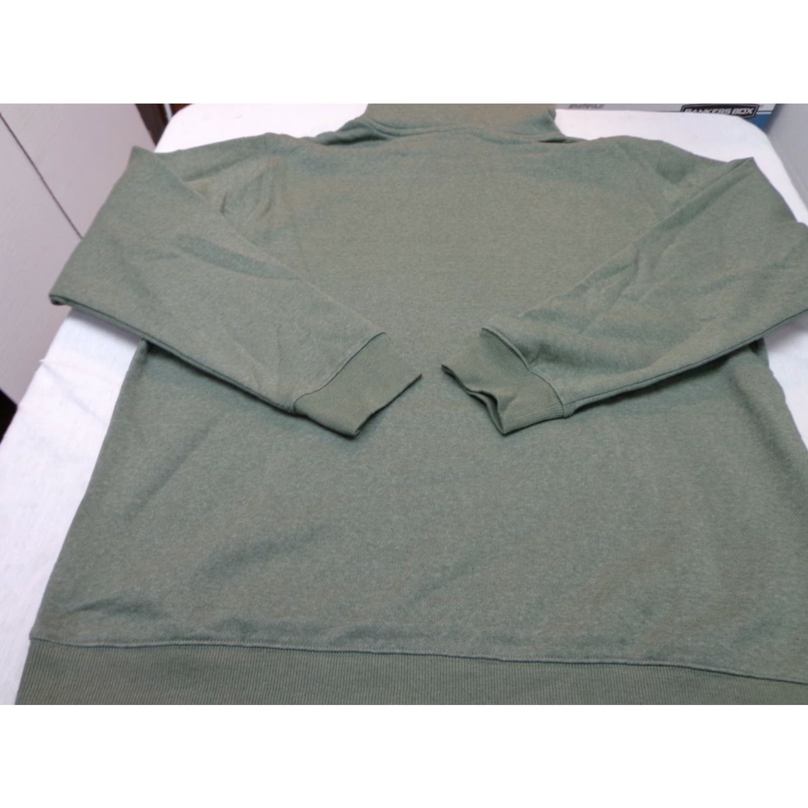 Eddie Bauer Eddie Bauer Hoodie Pullover Fleece Outdoor Logo Men XL Green Heather All Seasons New Size US XL / EU 56 / 4 - 8 Thumbnail