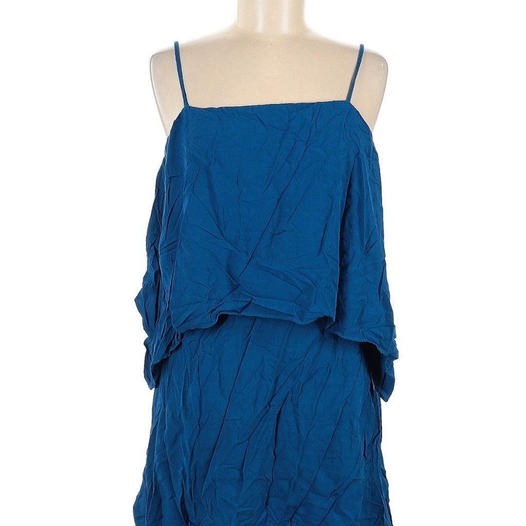 Splendid Splendid Vibrant Blue Dress Size L / US 10 / IT 46 - 5 Thumbnail