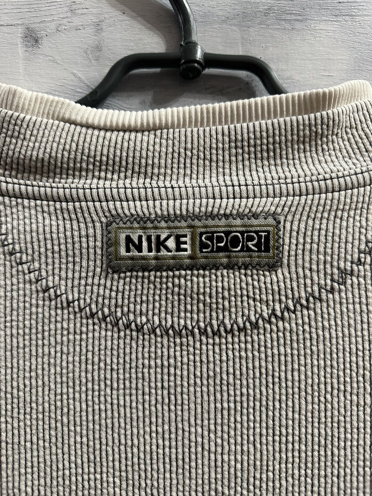 Nike Rare Vintage Zip Ripped Zip Sweatshirt Nike 90’ Swoosh Size M / US 6-8 / IT 42-44 - 7 Thumbnail