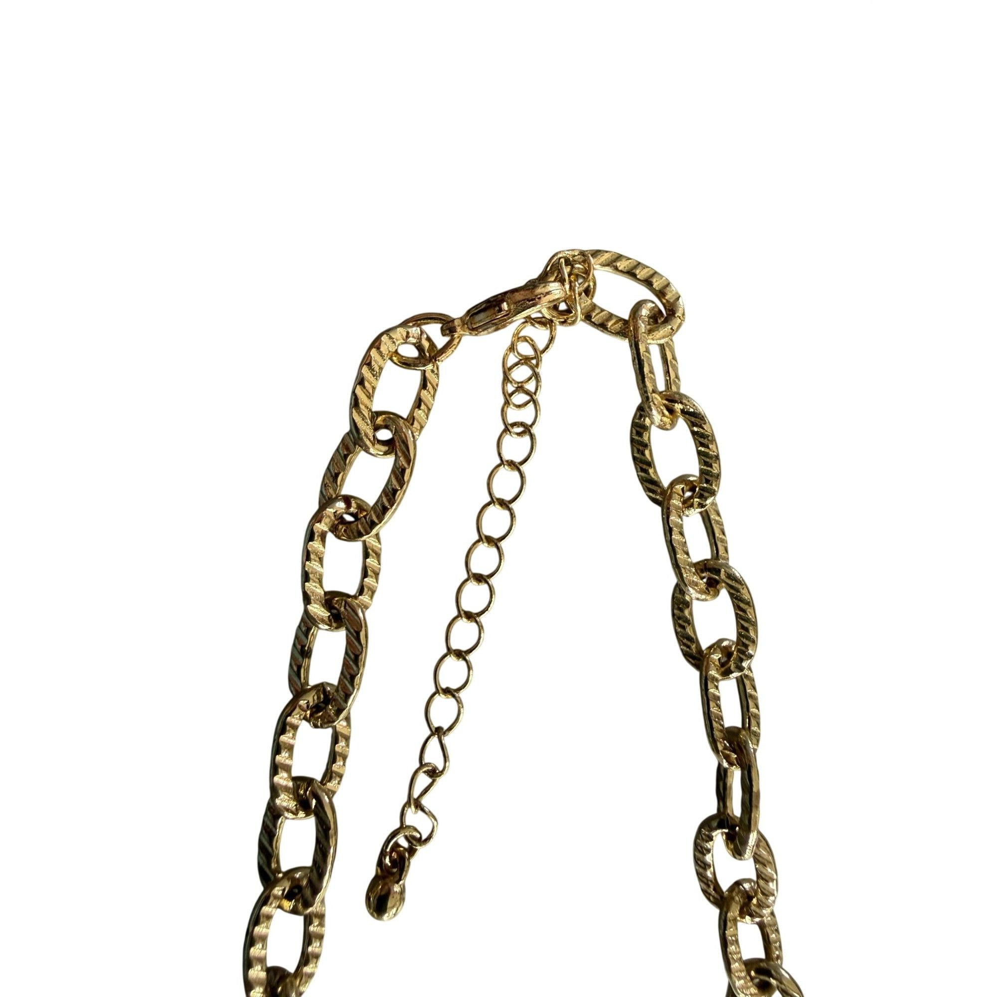 Other Chunky Gold-Tone Floral Insect Statement Necklace With Cryst Size ONE SIZE - 6 Thumbnail