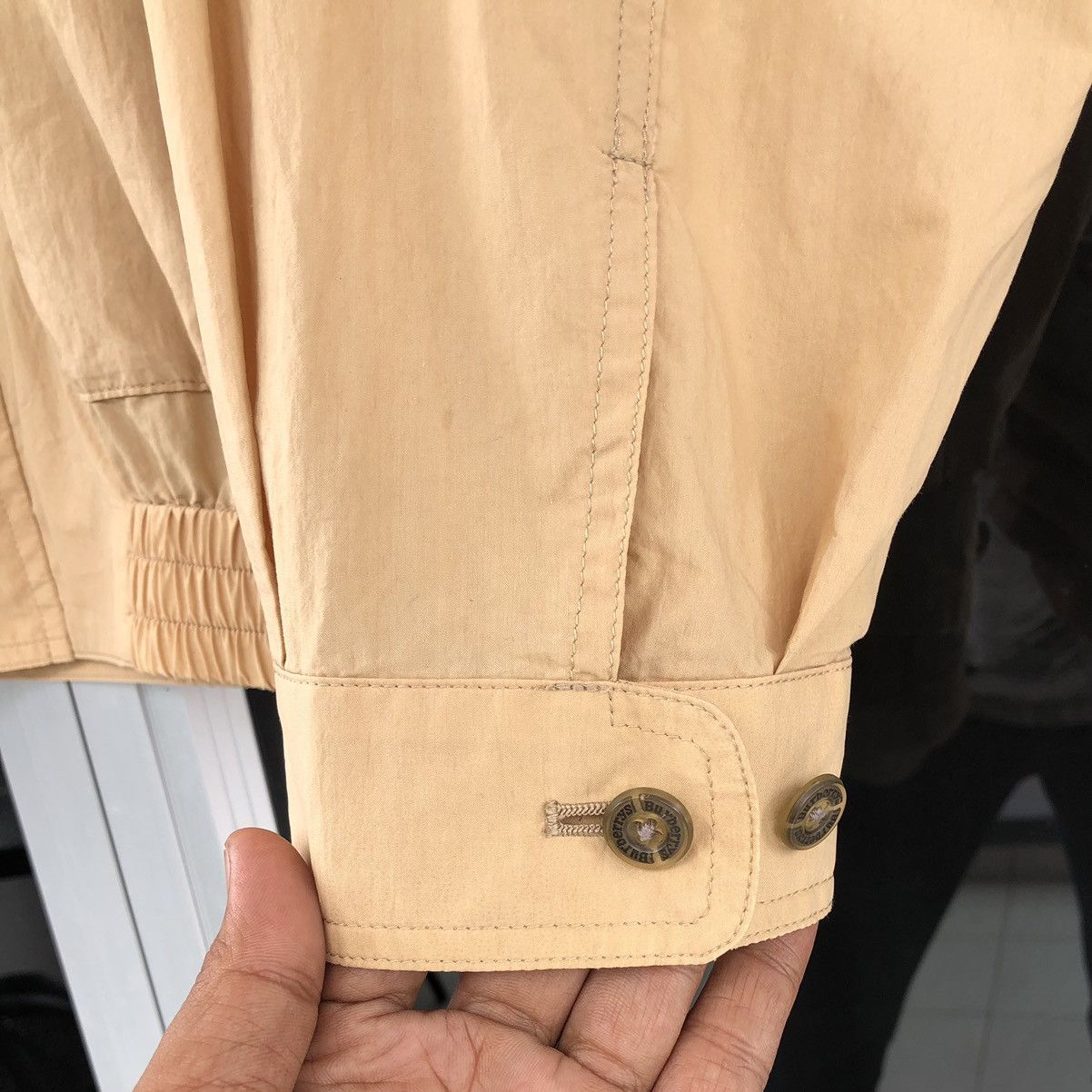 Burberry Vintage Burberrys Embroidered Logo Light Zipper Jacket Size US M / EU 48-50 / 2 - 16 Thumbnail