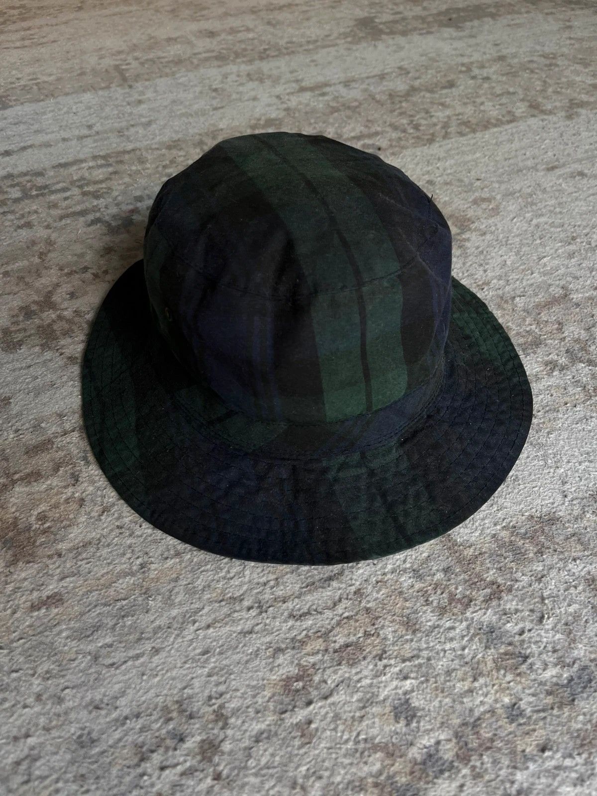 Polo Ralph Lauren Polo Ralph Lauren Green Plaid Bucket Hat Cap 90s Sz L Size 30 - 1 Thumbnail