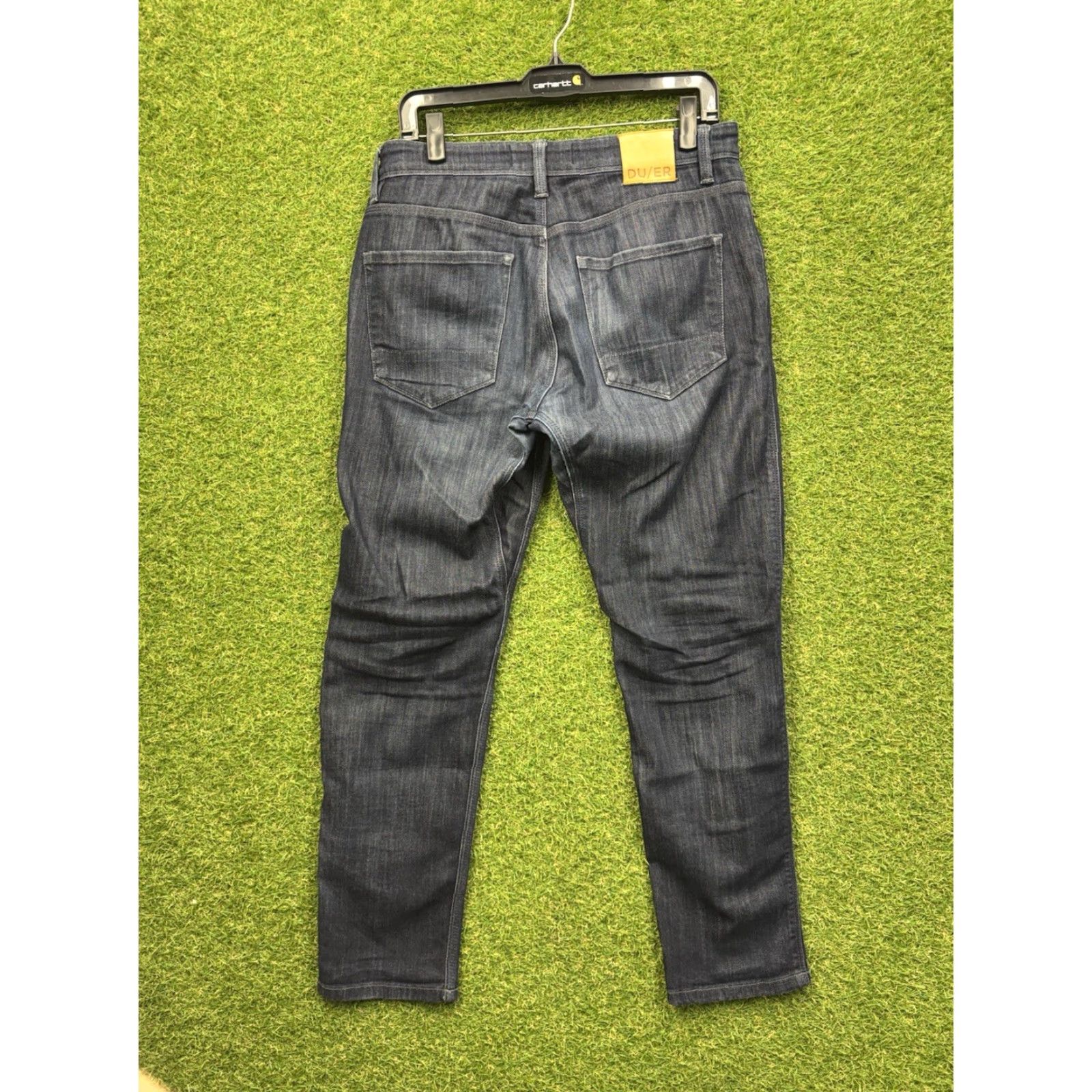 DUER DUER Jeans Mens 31x30 L2X Relaxed Fit Dark Wash Denim Workwear Jeans Size US 31 - 6 Thumbnail