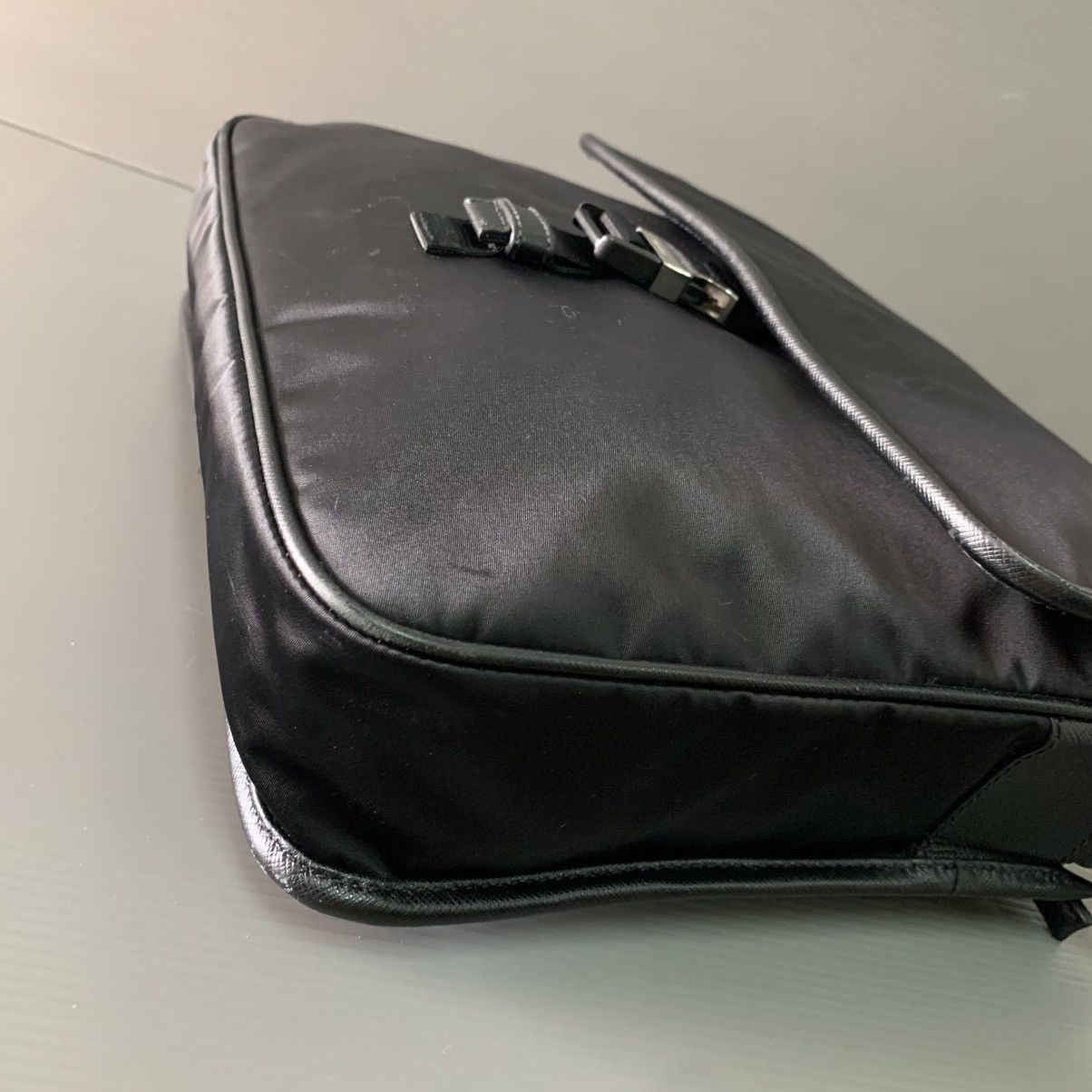 Prada Prada Nylon Black Mesengger Bag Size ONE SIZE - 8 Thumbnail