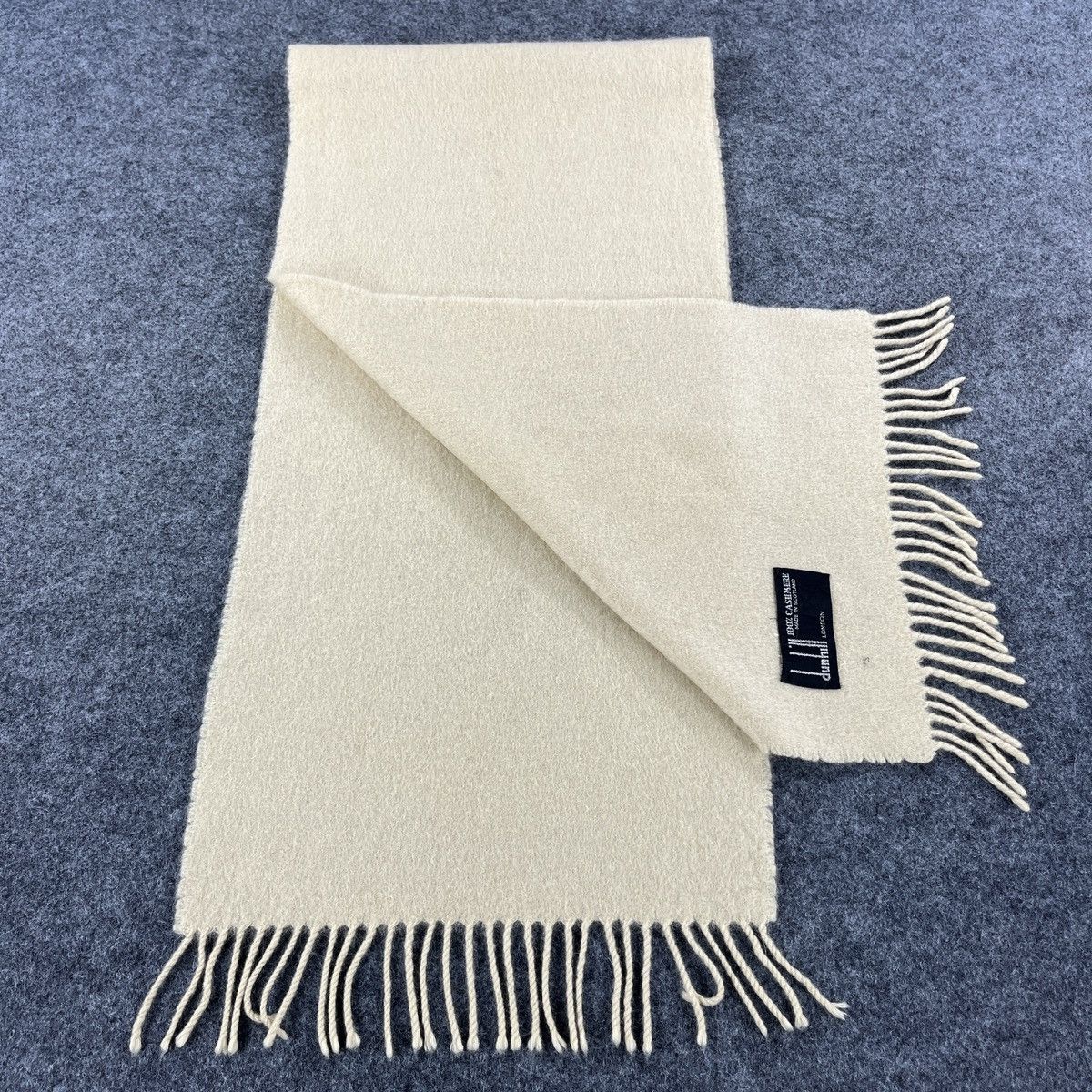Other × Vintage Dunhill Cashmere Scarf / Muffler / Neckwear T1379 Size ONE SIZE - 2 Thumbnail