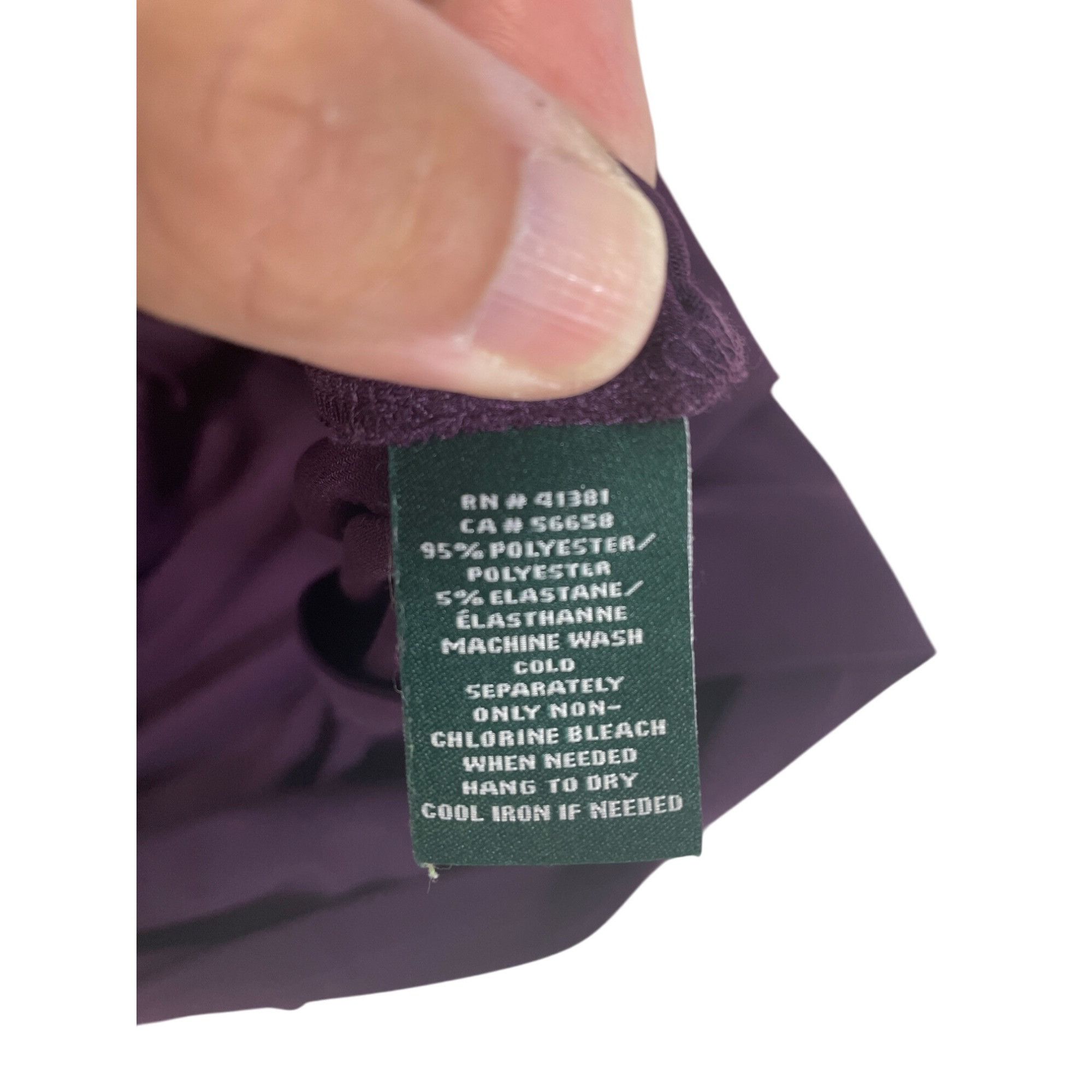 Lauren Ralph Lauren Lauren Ralph Lauren Womens burgandy Ruched max Dress Size 12 Size XL / US 12-14 / IT 48-50 - 8 Thumbnail