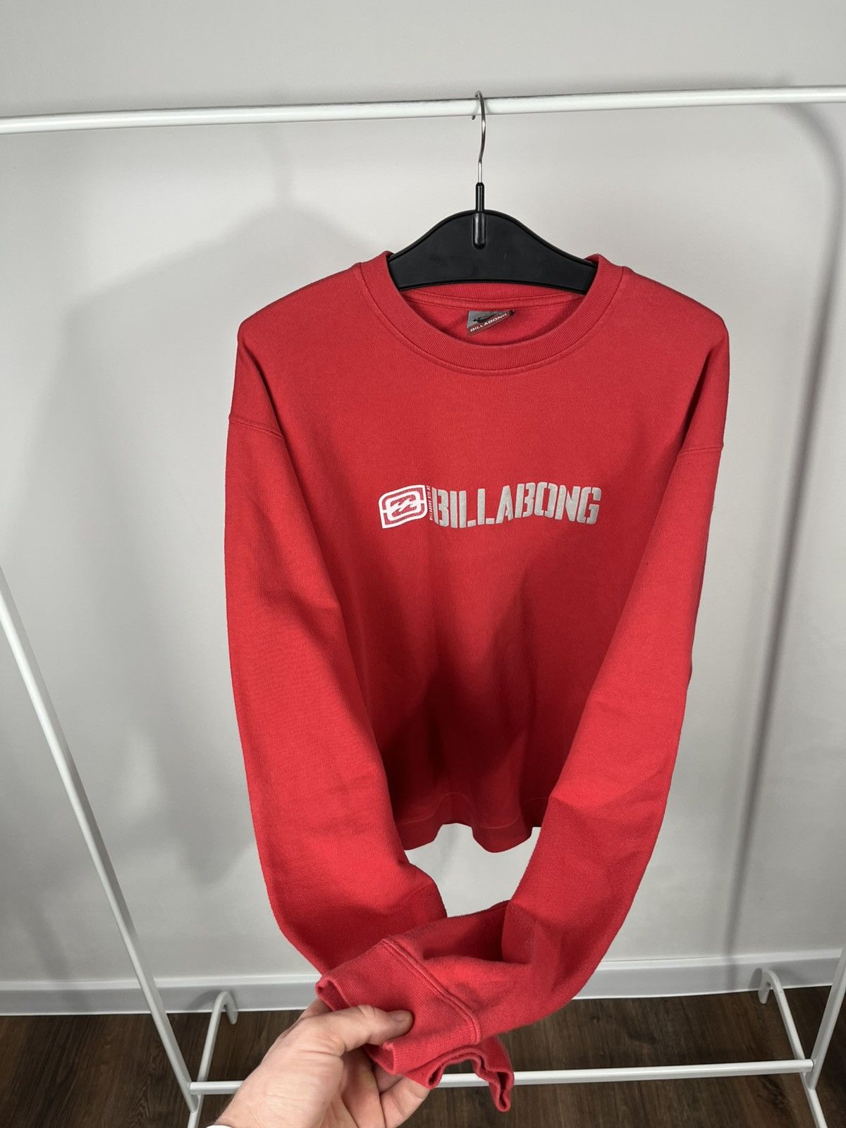 Billabong Vintage Billabong Red Crewneck Sweatshirt Logo Size M Size US M / EU 48-50 / 2 - 10 Thumbnail