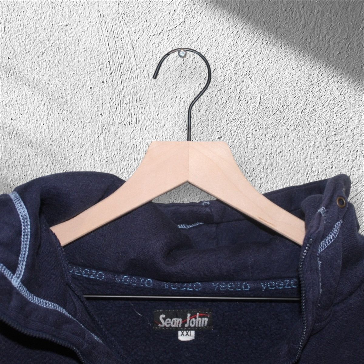 Sean John × Vintage Vintage Sean John Embroidered Oversized Hoodie 2XL Size US XXL / EU 58 / 5 - 3 Thumbnail