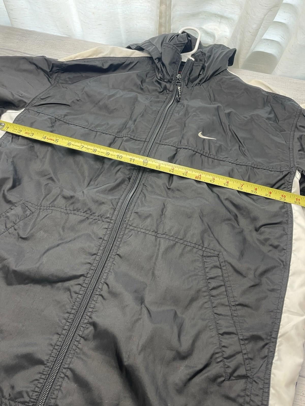 Nike Vintage Nike Air Swoosh Jacket Hoodie Black 90s Men’s Large Size US L / EU 52-54 / 3 - 6 Thumbnail