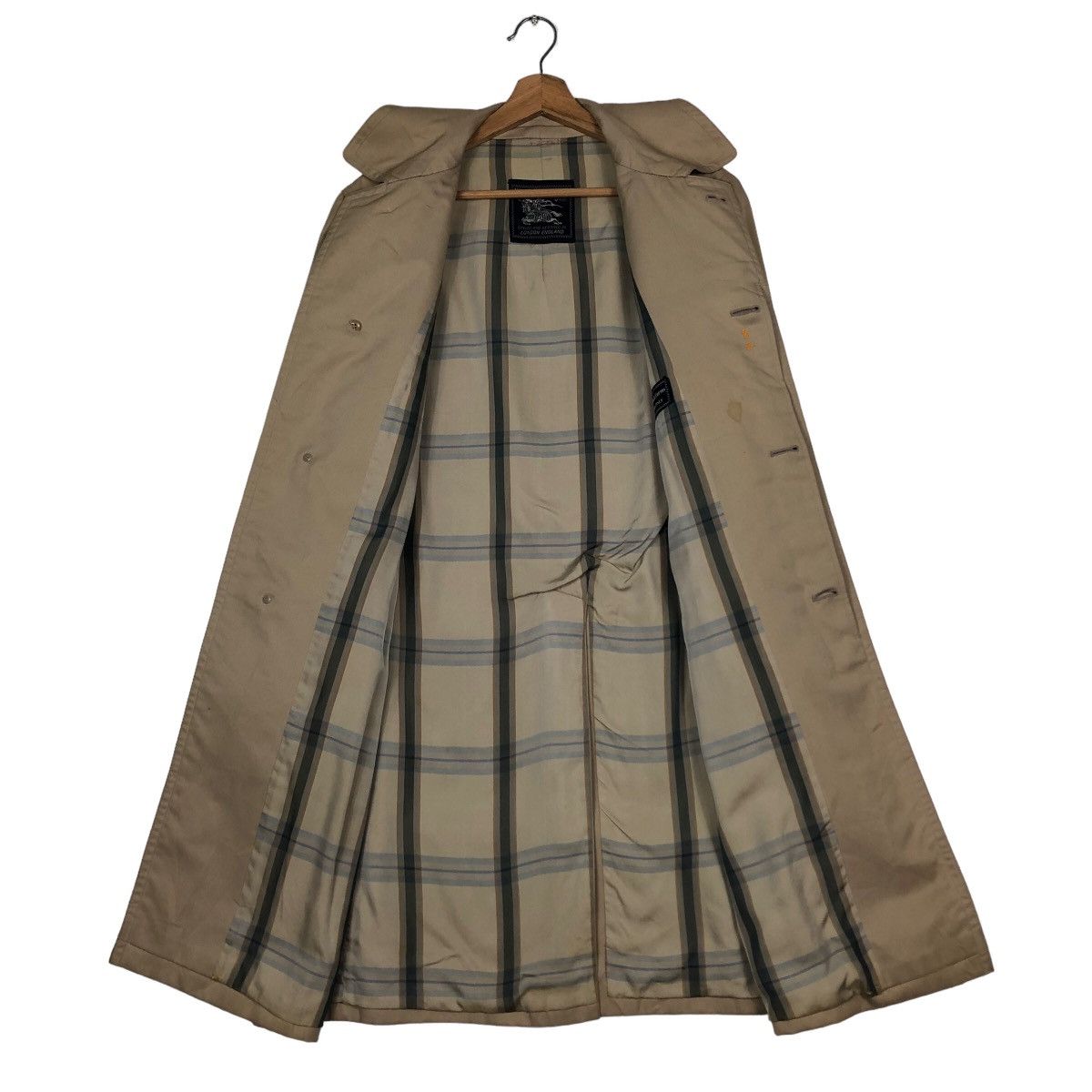 Burberry 🔥Vintage Burberrys London England Long Jacket Nova Check Size US M / EU 48-50 / 2 - 13 Thumbnail