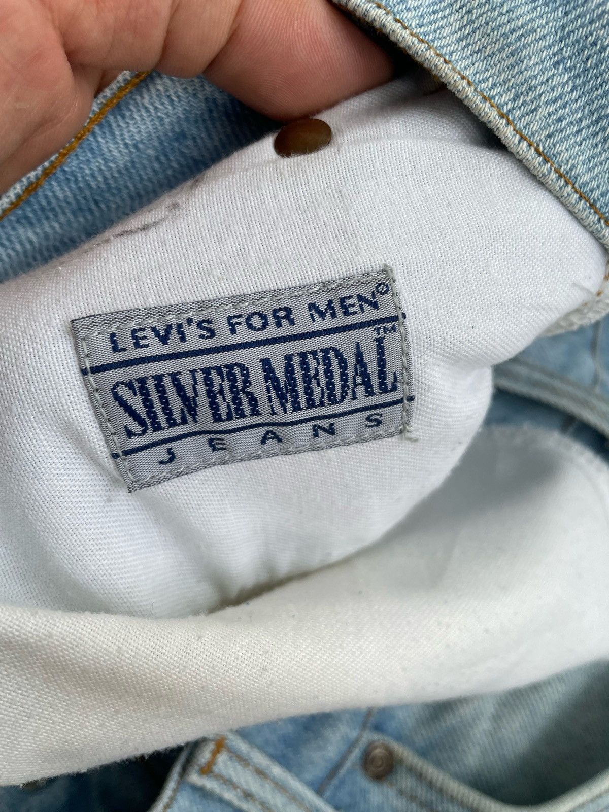 Levi's VINTAGE LEVIS SILVER MEDAL 90s DENIM Size US 40 / EU 56 - 6 Thumbnail