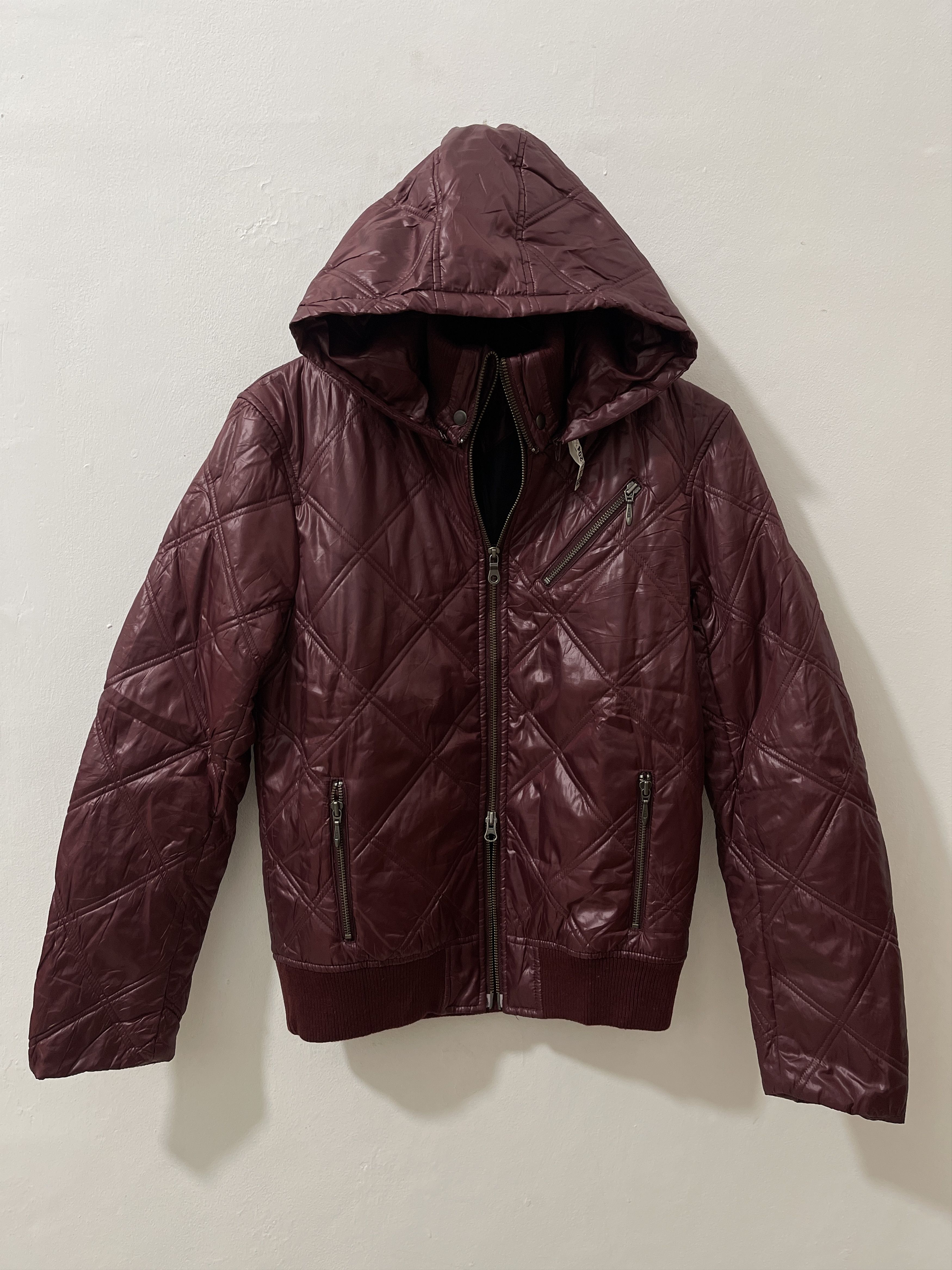Japanese Brand 2000s Michel Klein Homme Fur Puffer Vkei Style Jacket Size US M / EU 48-50 / 2 - 1 Thumbnail