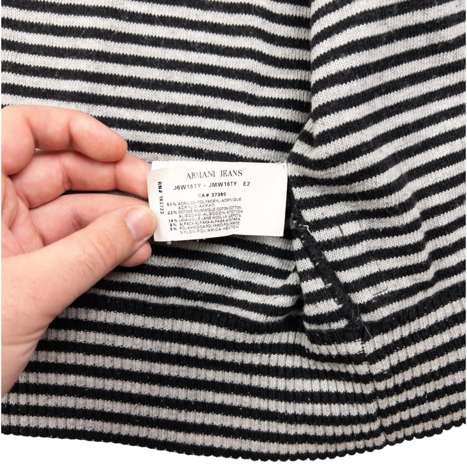 Designer Vintage Armani Jeans Zip Up Hoodie Size M Size US M / EU 48-50 / 2 - 7 Thumbnail