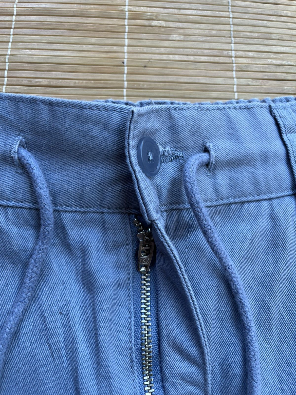 Japanese Brand Japanese brand Purple&yellow cargo baggy pants Size US 31 - 5 Thumbnail