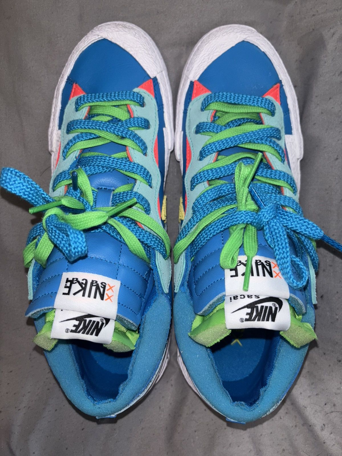 Kaws × Nike × Sacai Nike x Sacai x KAWS Blazer Low - Neptune Blue Size US 9 / EU 42 - 3 Thumbnail