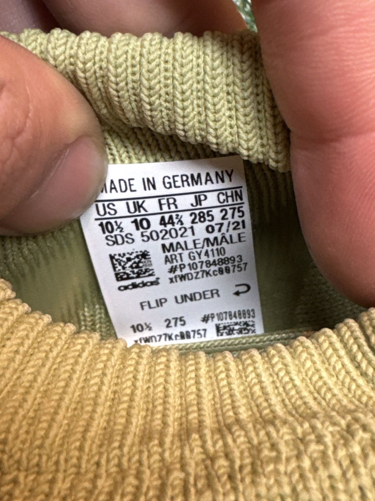 Adidas Adidas Yeezy 450 Resin Size 10.5 Size US 10.5 / EU 43-44 - 9 Thumbnail