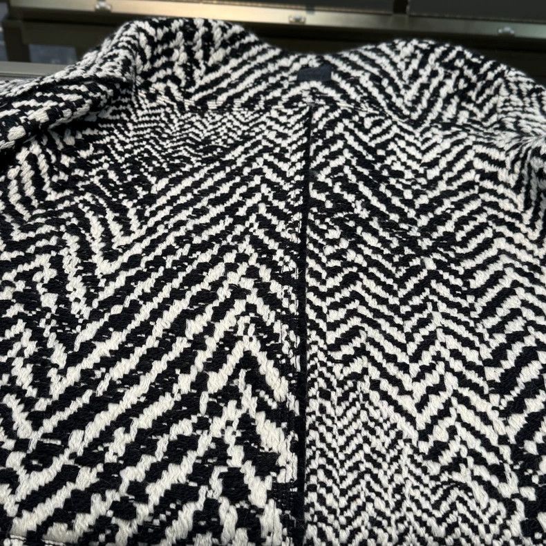 Loewe LOEWE Loose long sleeve jacket with single row texture lap Size S / US 4 / IT 40 - 5 Thumbnail