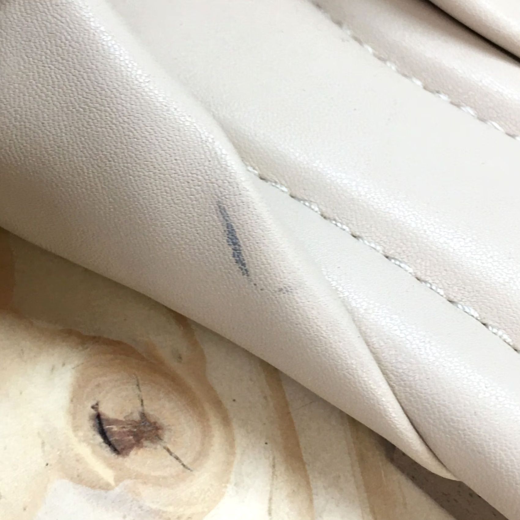 Vintage A New Day Sandal Womens 6.5 Knotted Flip Flop Flats Beige Faux Leather Slip On Size US 7 / IT 37 - 7 Thumbnail