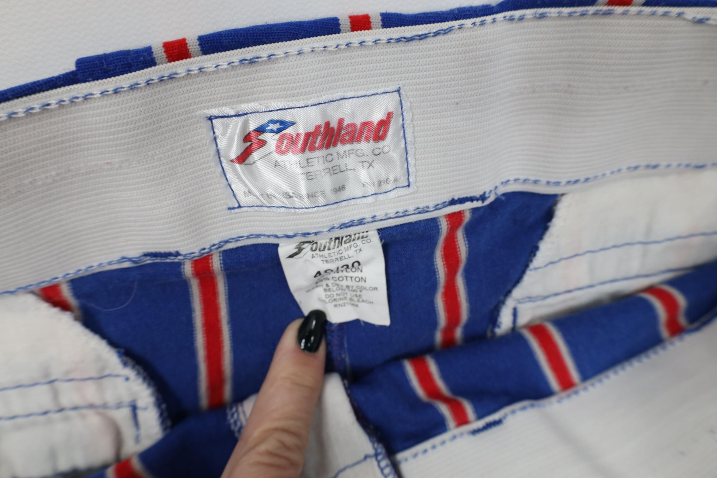 Vintage Vintage 90s Buffalo Bills Football Striped Baseball Pants Size US 40 / EU 56 - 9 Thumbnail