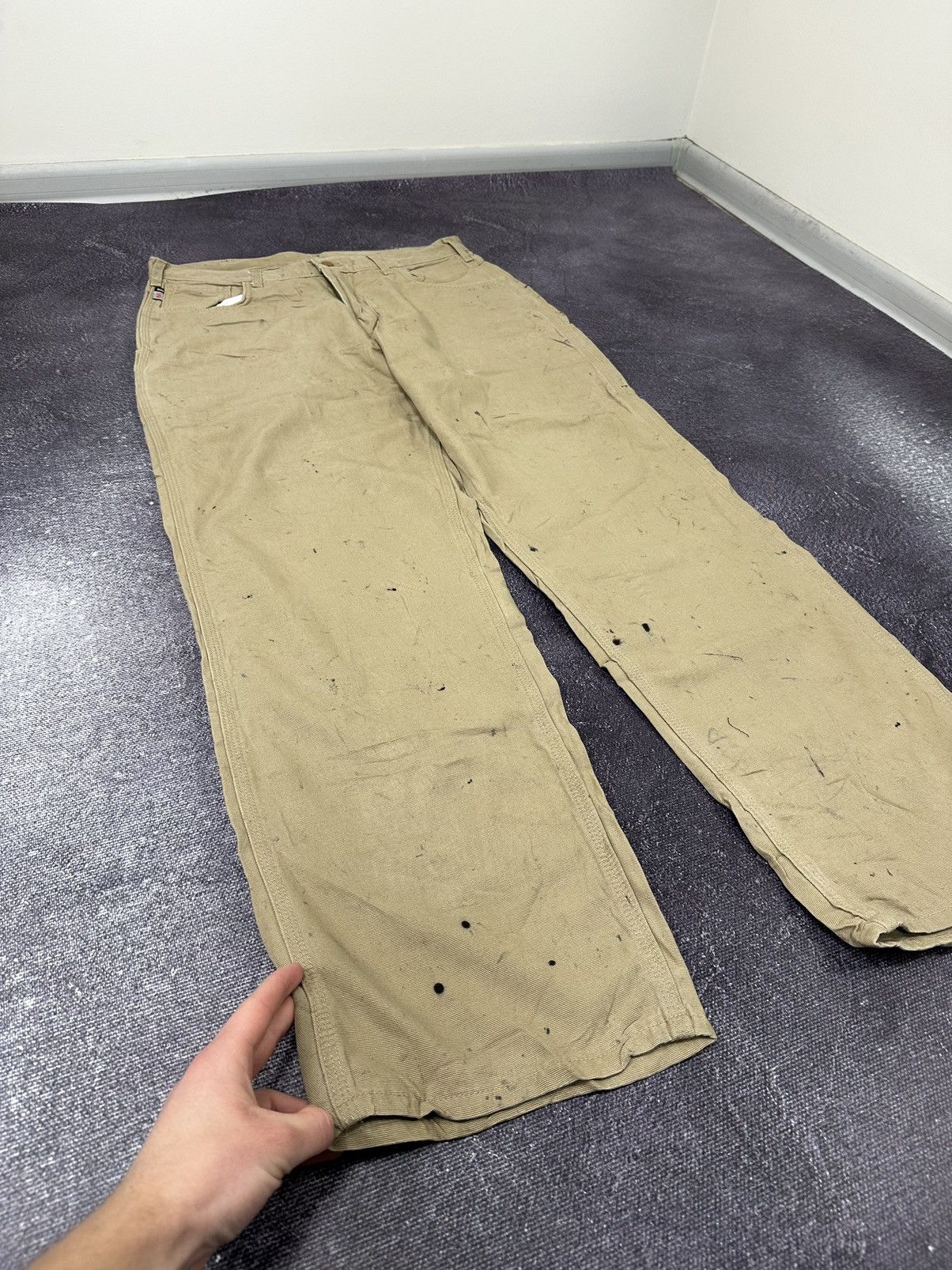 Carhartt Vintage Carhartt Flame Resistant Distressed USA Work Pants Size US 36 / EU 52 - 12 Thumbnail