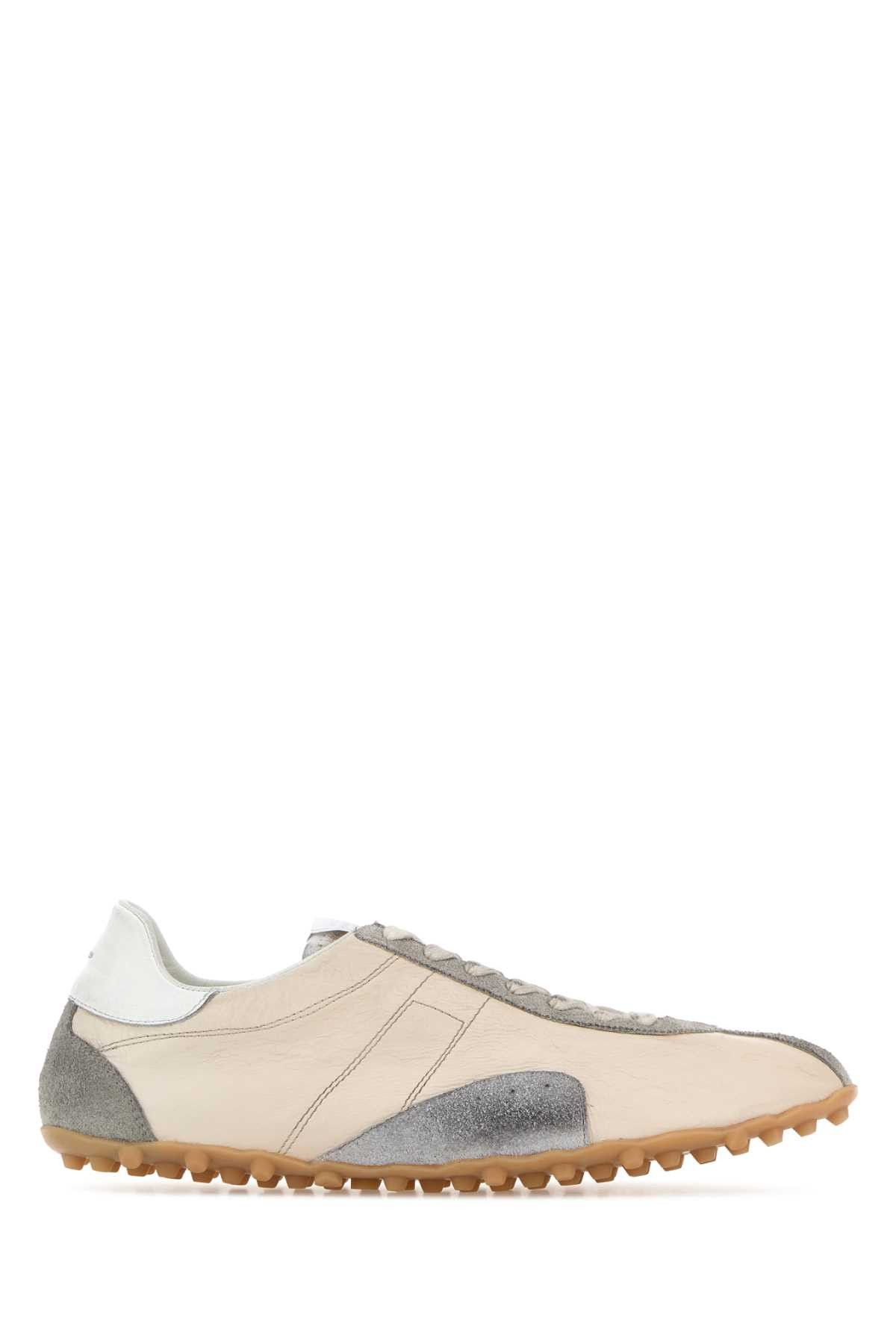 Maison Margiela Two-Tone Leather And Suede Sprinters Sneakers Size US 9 / EU 42 - 1 Thumbnail