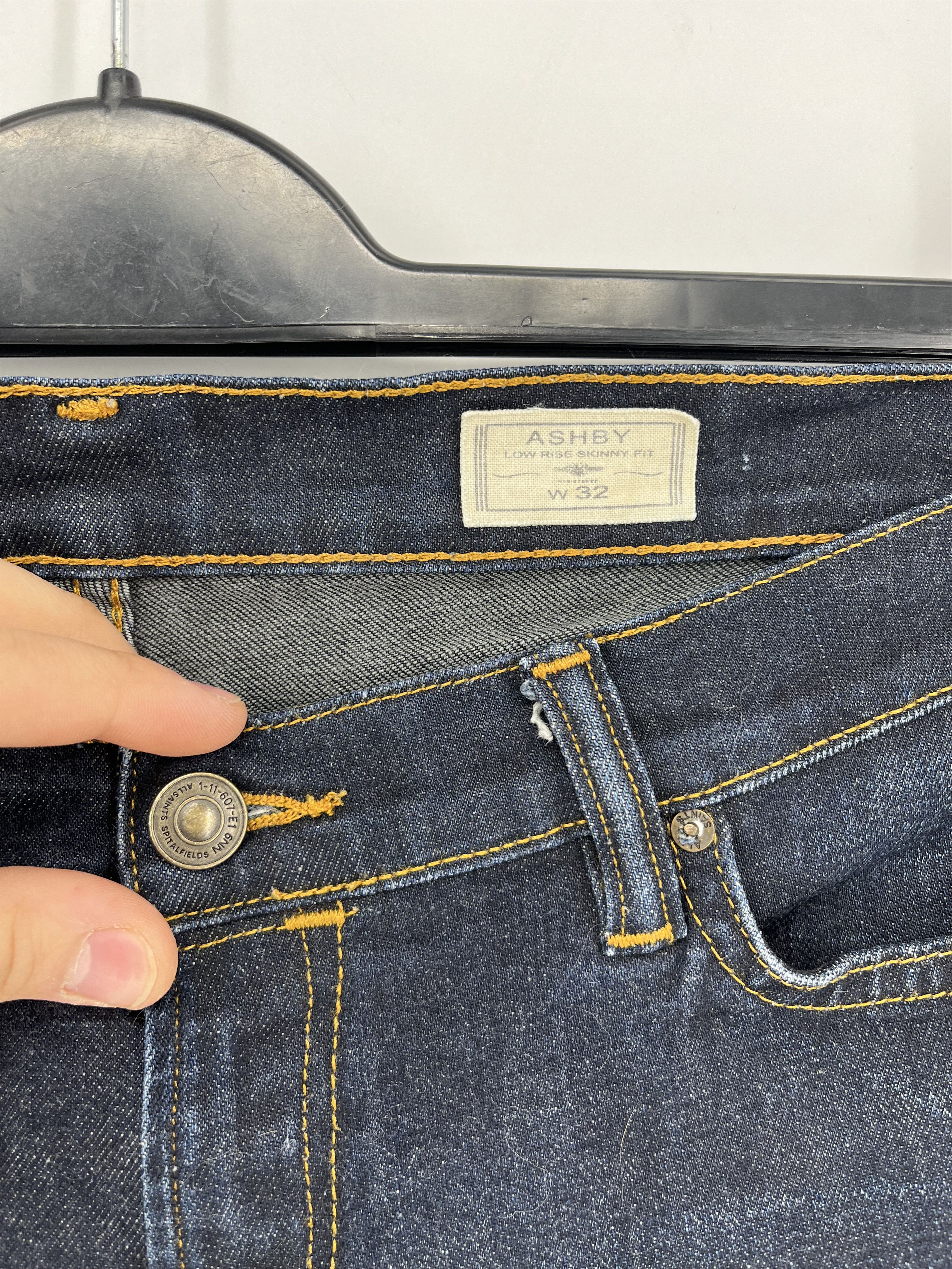 Allsaints Allsaints Rinse Skinny Runner mens jeans y2k luxury pants Size US 32 / EU 48 - 7 Thumbnail