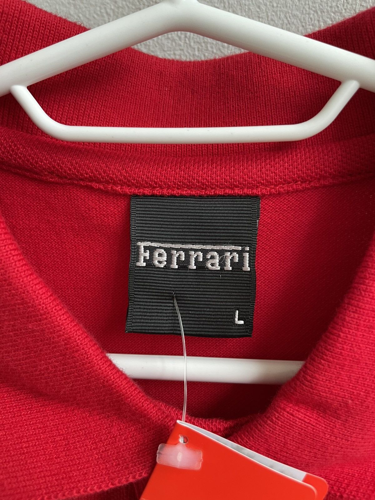 Ferrari NEW 2002 Vintage Ferrari Red Polo Shirt SF Logo F1 Formula 1 Size US L / EU 52-54 / 3 - 9 Thumbnail