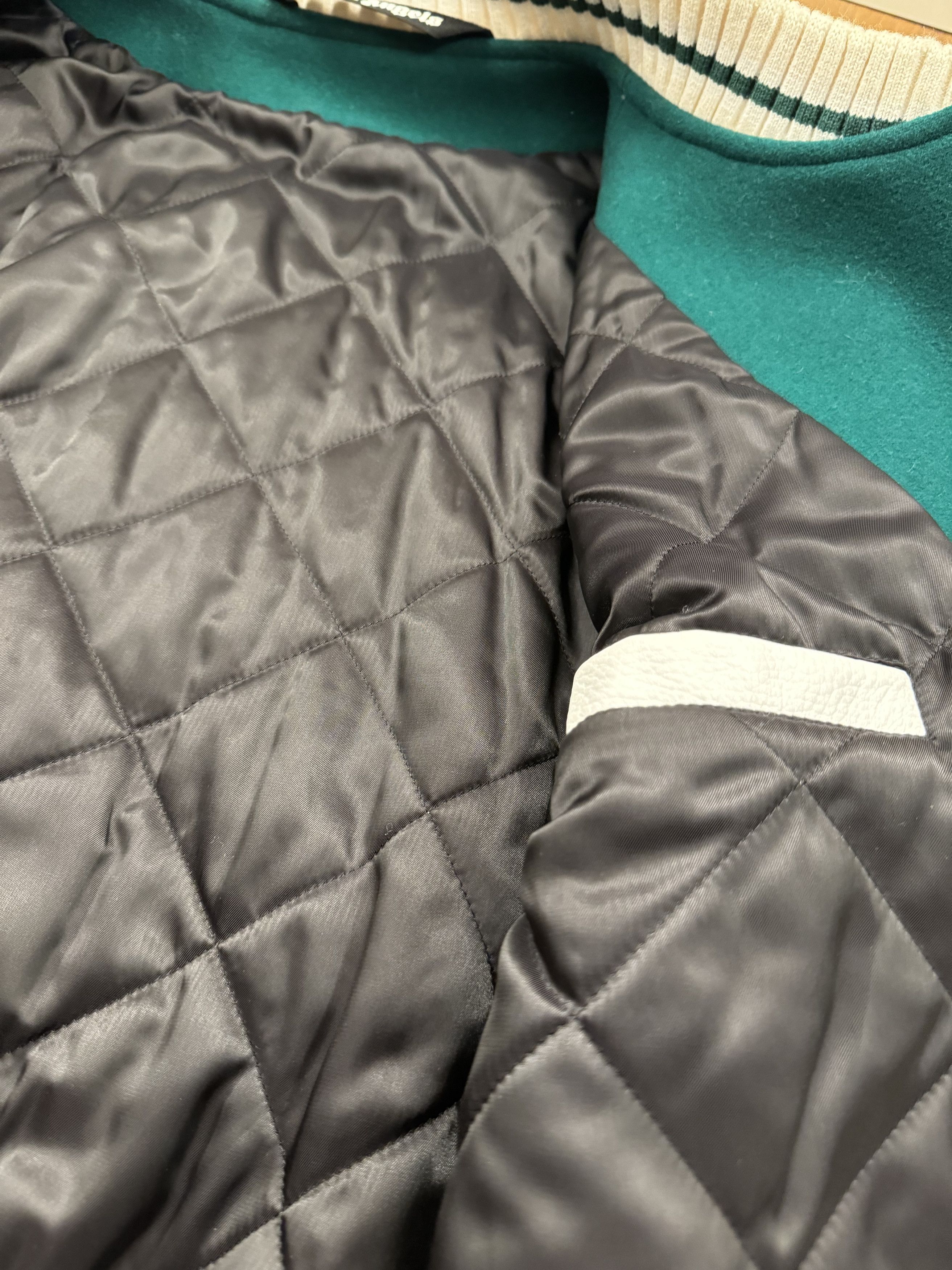 Palm Angels × Vintage 🐻 Palm Angels Green Varsity Jacket Size US L / EU 52-54 / 3 - 15 Thumbnail