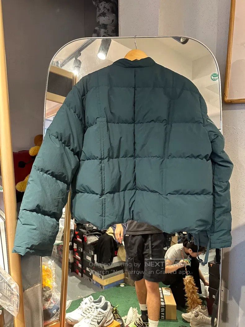 Jil Sander Jil Sander Solid Oversized Puffy Drawstring Zipper Jacket Size US M / EU 48-50 / 2 - 2 Thumbnail