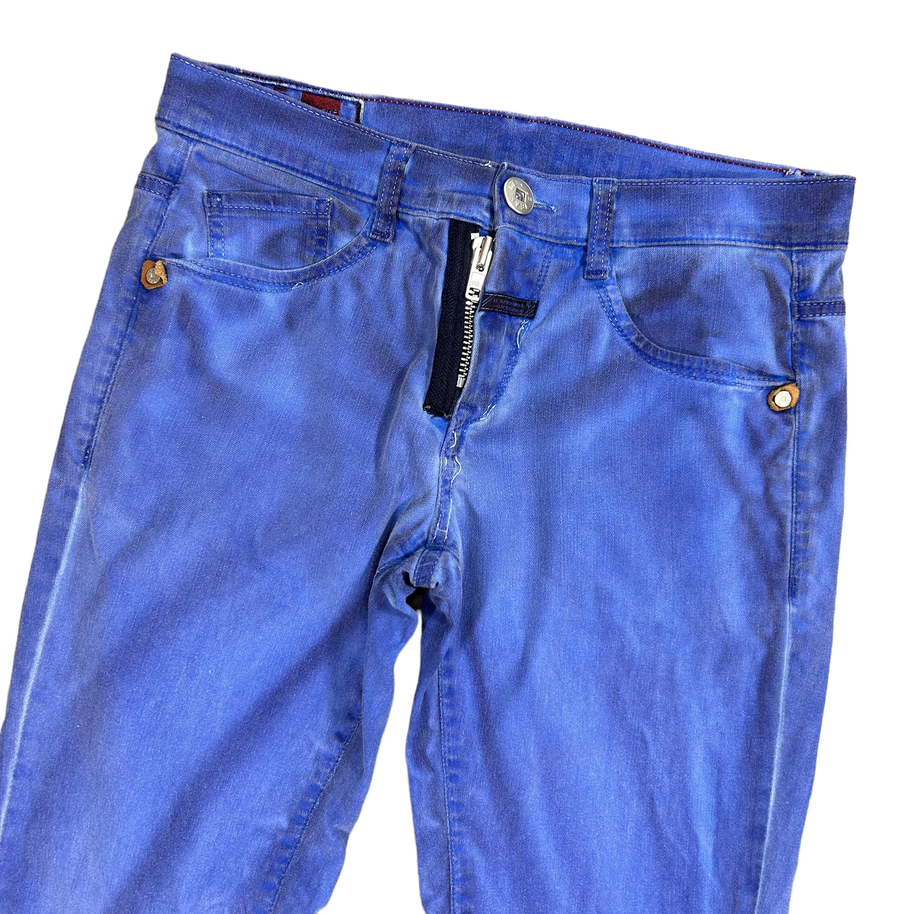 Marithe + Francois Girbaud Marithe Francois Girbaud Boyfriend Blue Cloud Slim Jeans 28 Size 28" / US 6 / IT 42 - 3 Thumbnail
