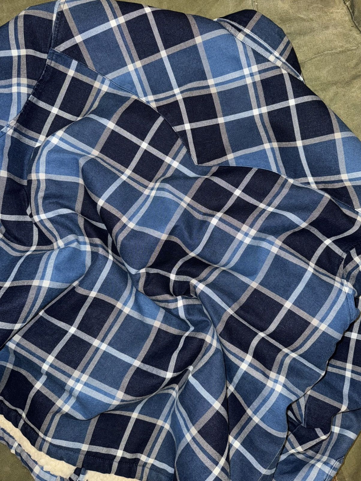 Balenciaga Balenciaga oversized flannel shearling shirt jacket Size US XL / EU 56 / 4 - 7 Thumbnail