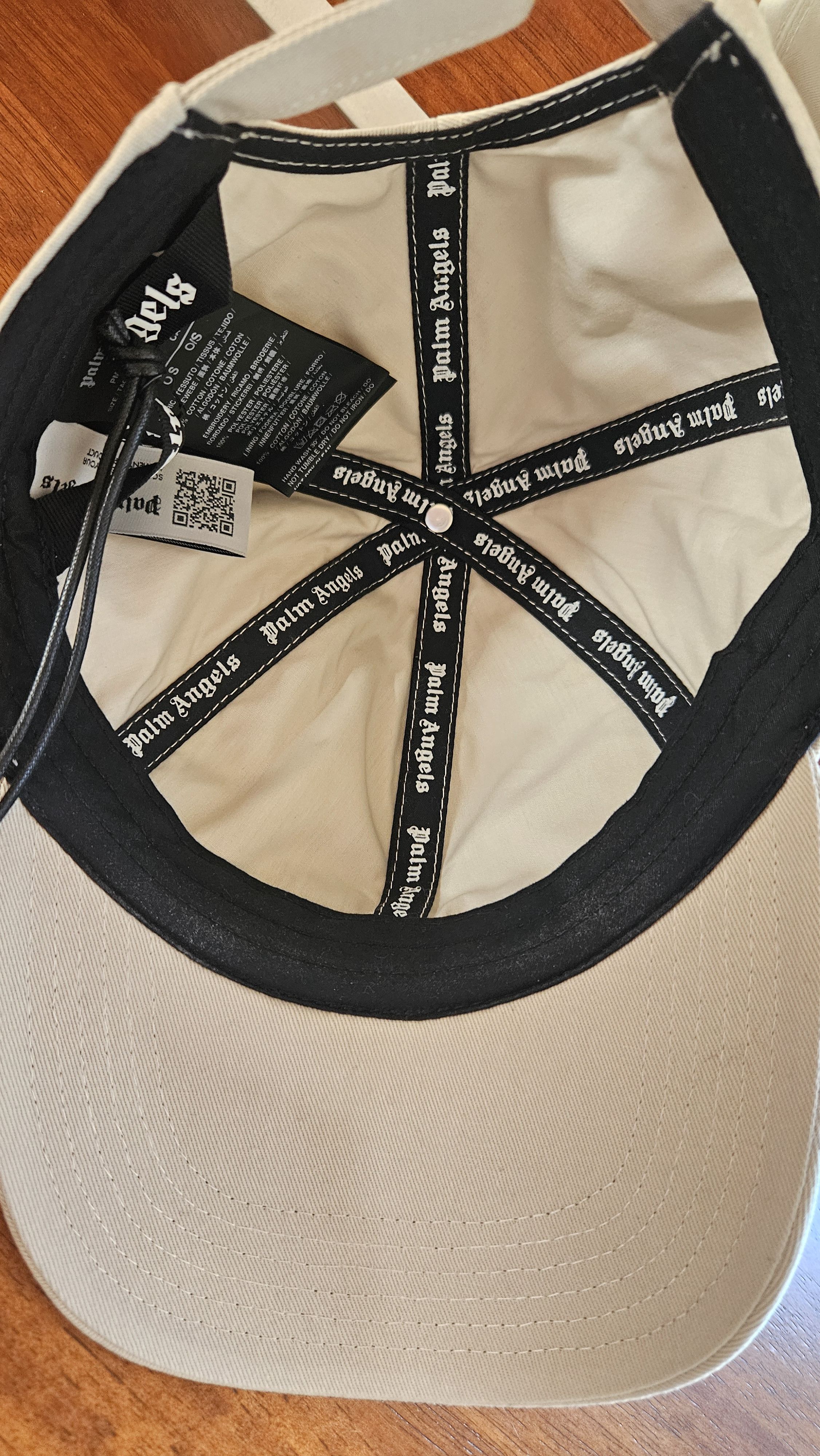 Palm Angels Classic Logo Cap Light Beige Palm Angels Size ONE SIZE - 6 Thumbnail