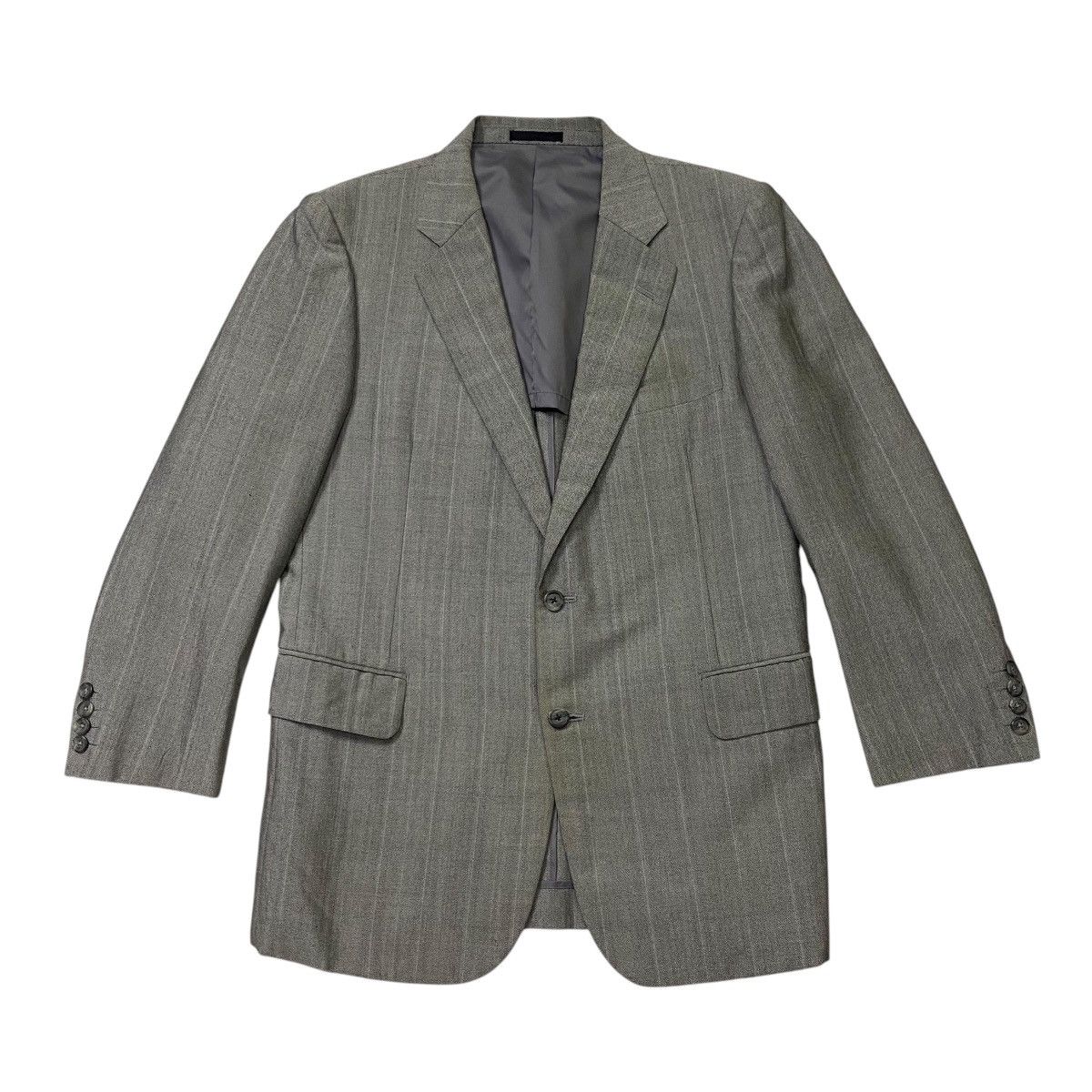 Burberry × Japanese Brand × Vintage Burberrys blazer coat grey plaid Size US M / EU 48-50 / 2 - 5 Thumbnail